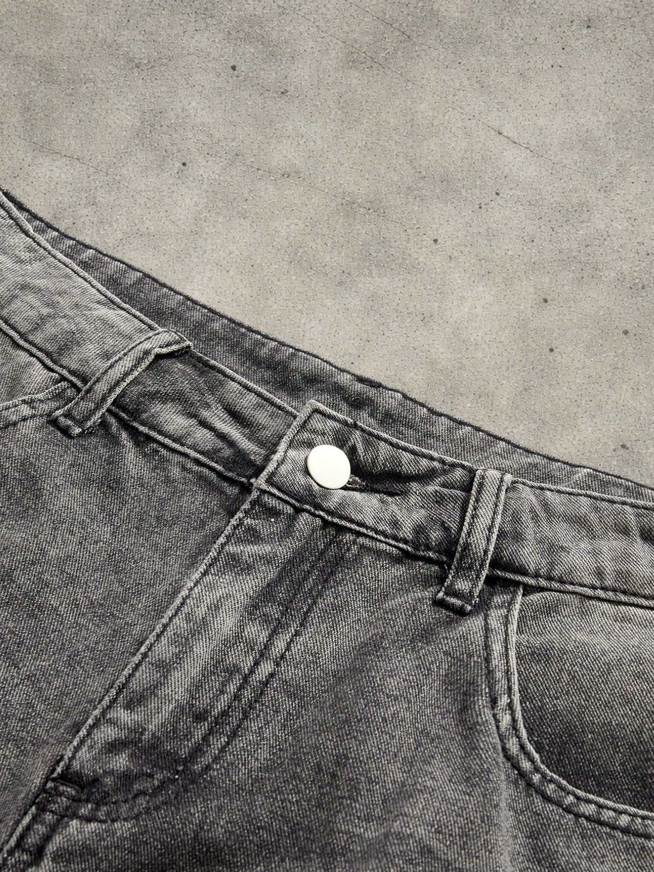 Japanese Brand Washed distressed shorts Size US 32 / EU 48 - 4 Thumbnail