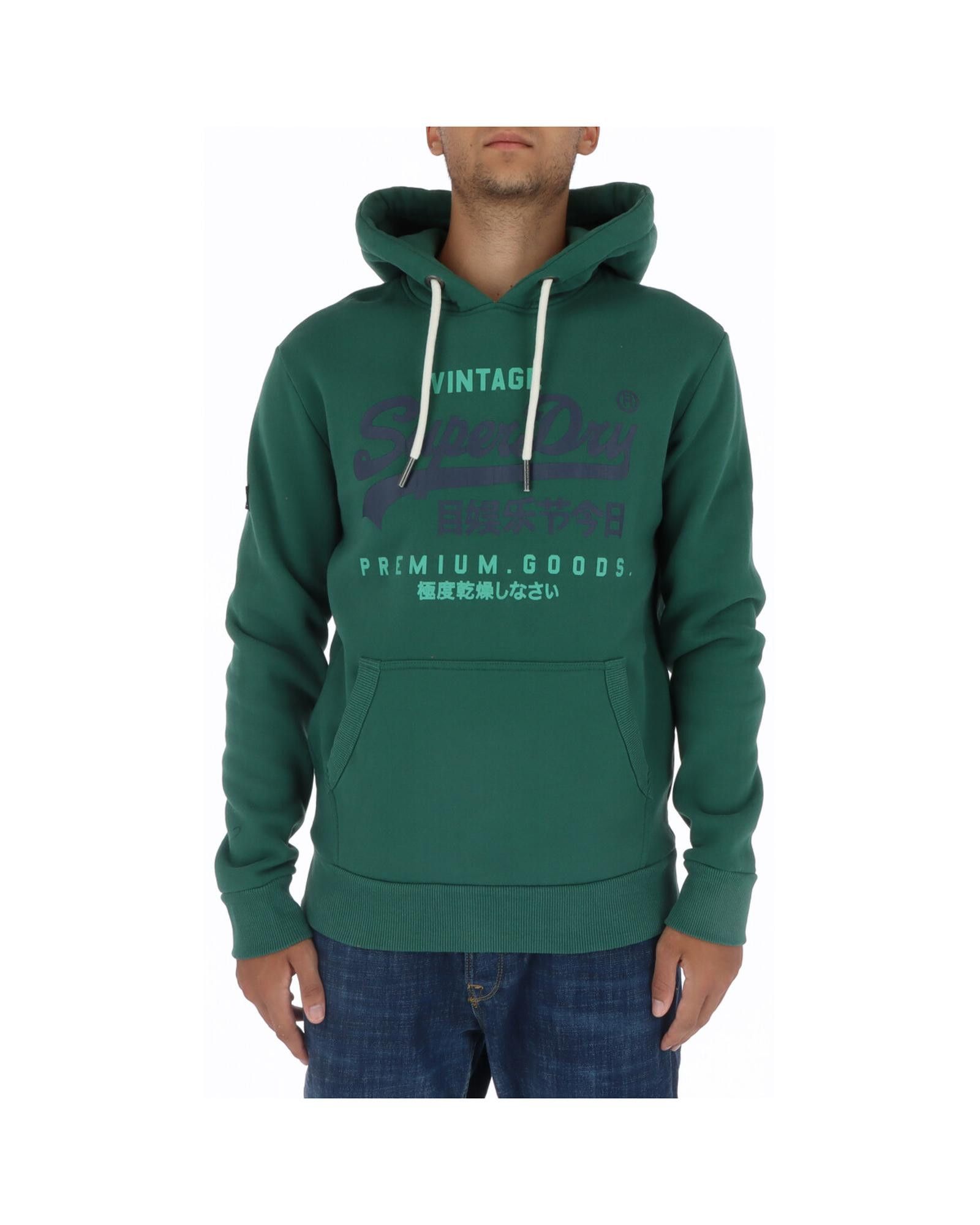 image of Superdry Print Sweatshirt in Green, Men's (Size Small)