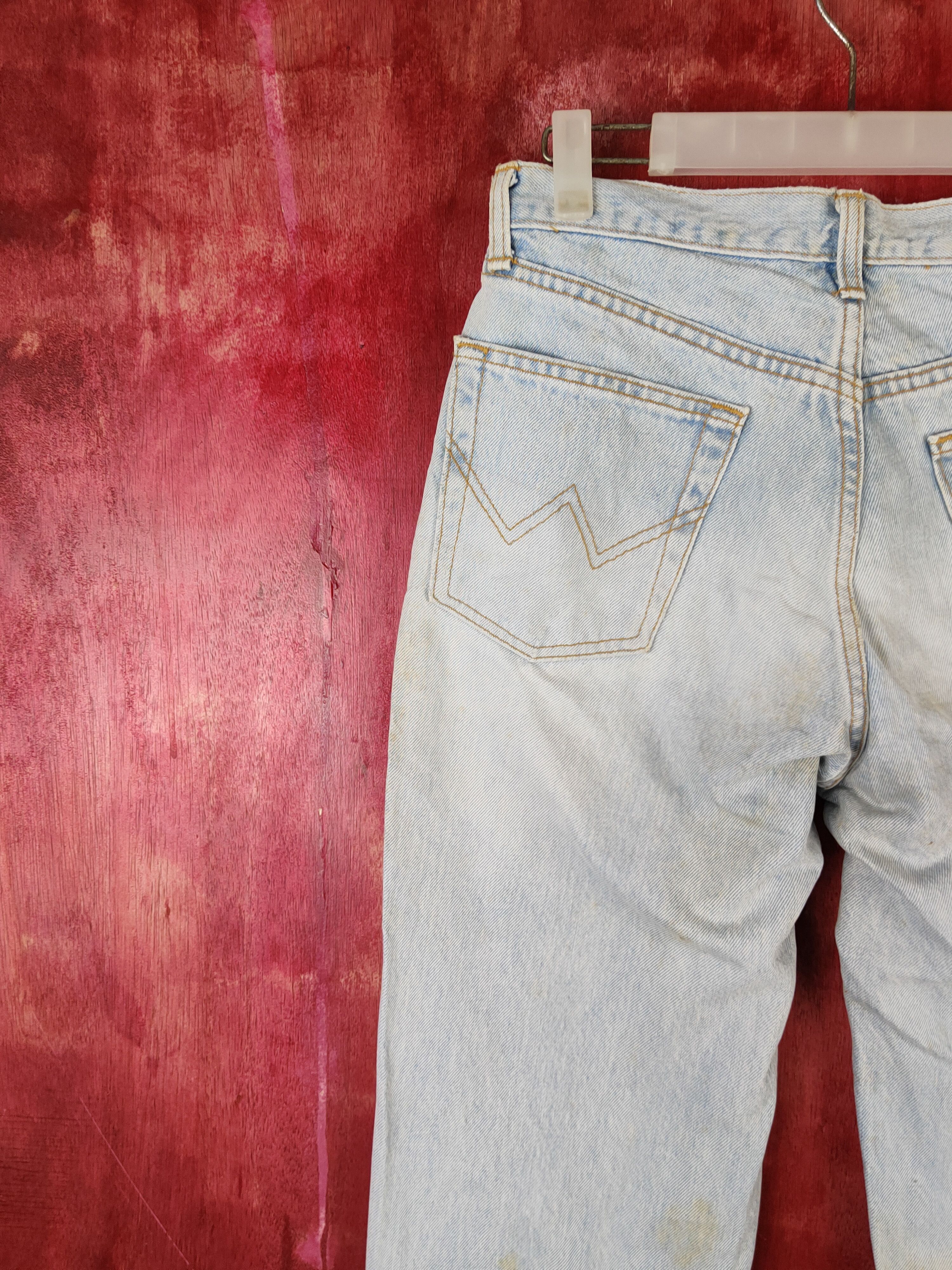 Edwin Edwin vintage Blue Faded Distressed Ripped Jeans #S1809 Size US 29 - 10 Thumbnail
