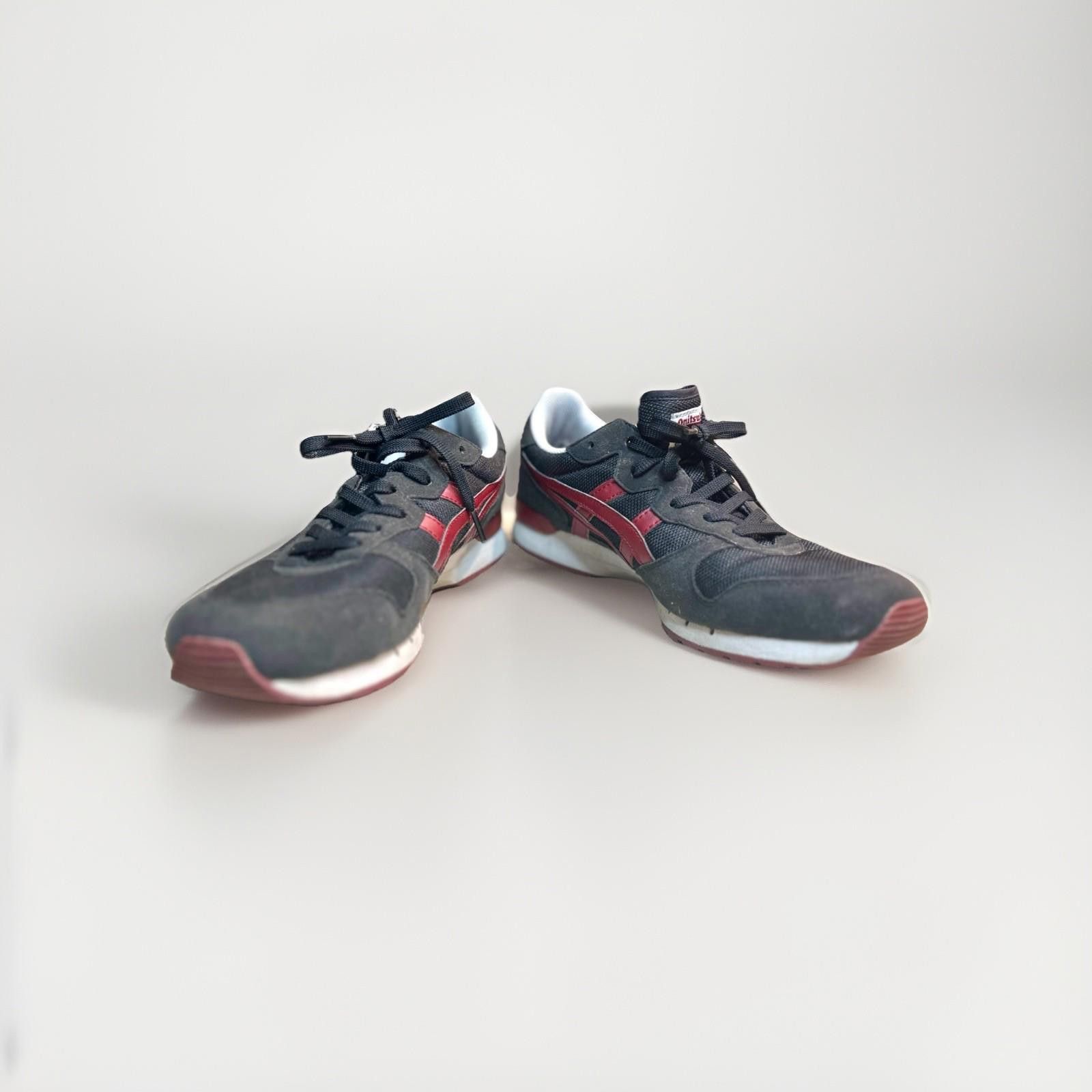 Onitsuka Tiger Onitsuka Tiger Mexico 66 Black/Red Sneakers – Men’s Size 10 Size US 10 / EU 43 - 1 Thumbnail