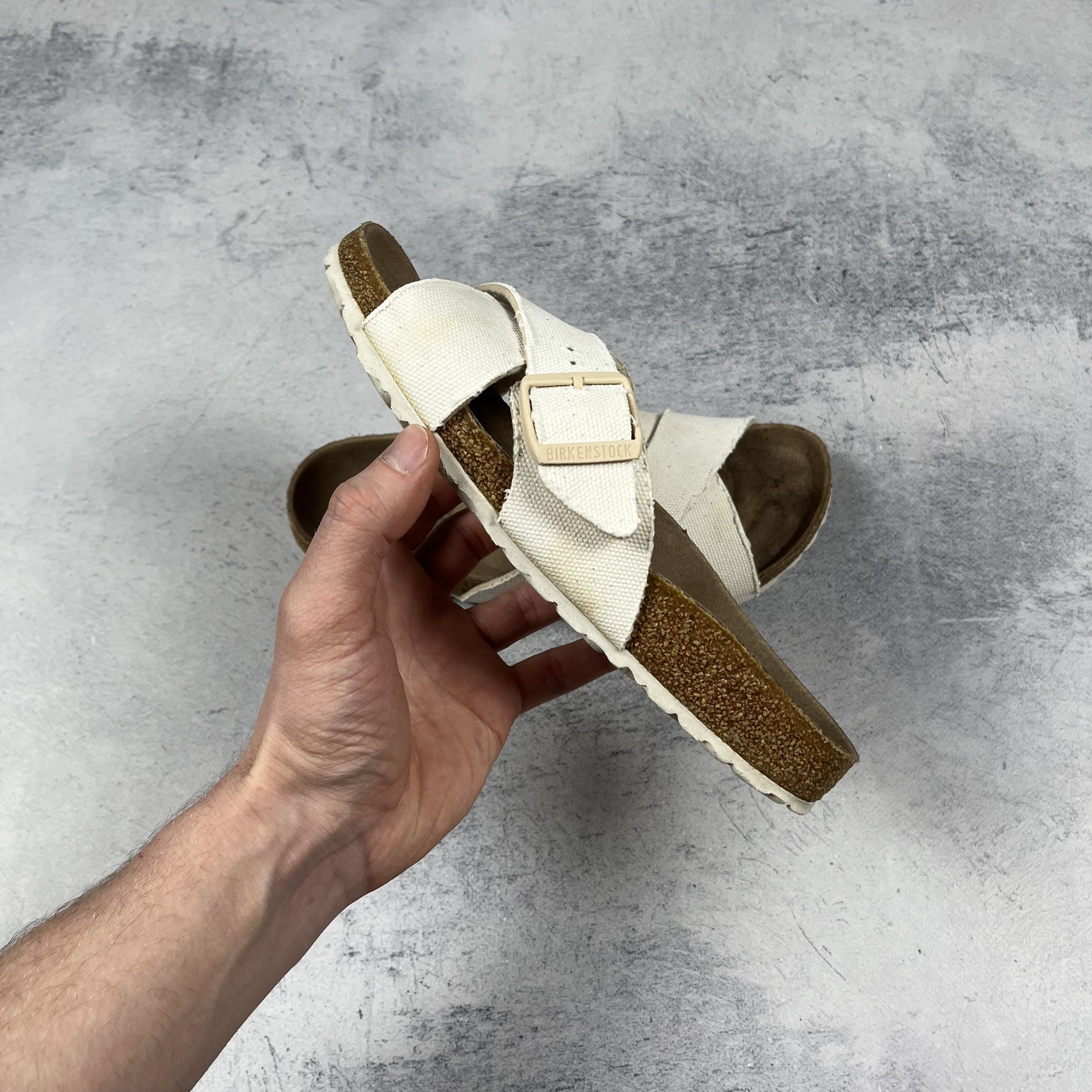 Birkenstock Birkenstock Siena Vegan Slides Sandals EU 39 Size US 8 / IT 38 - 10 Thumbnail