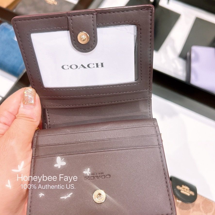 Coach Snap Wallet With Charm Mango CBO74 Size ONE SIZE - 3 Thumbnail