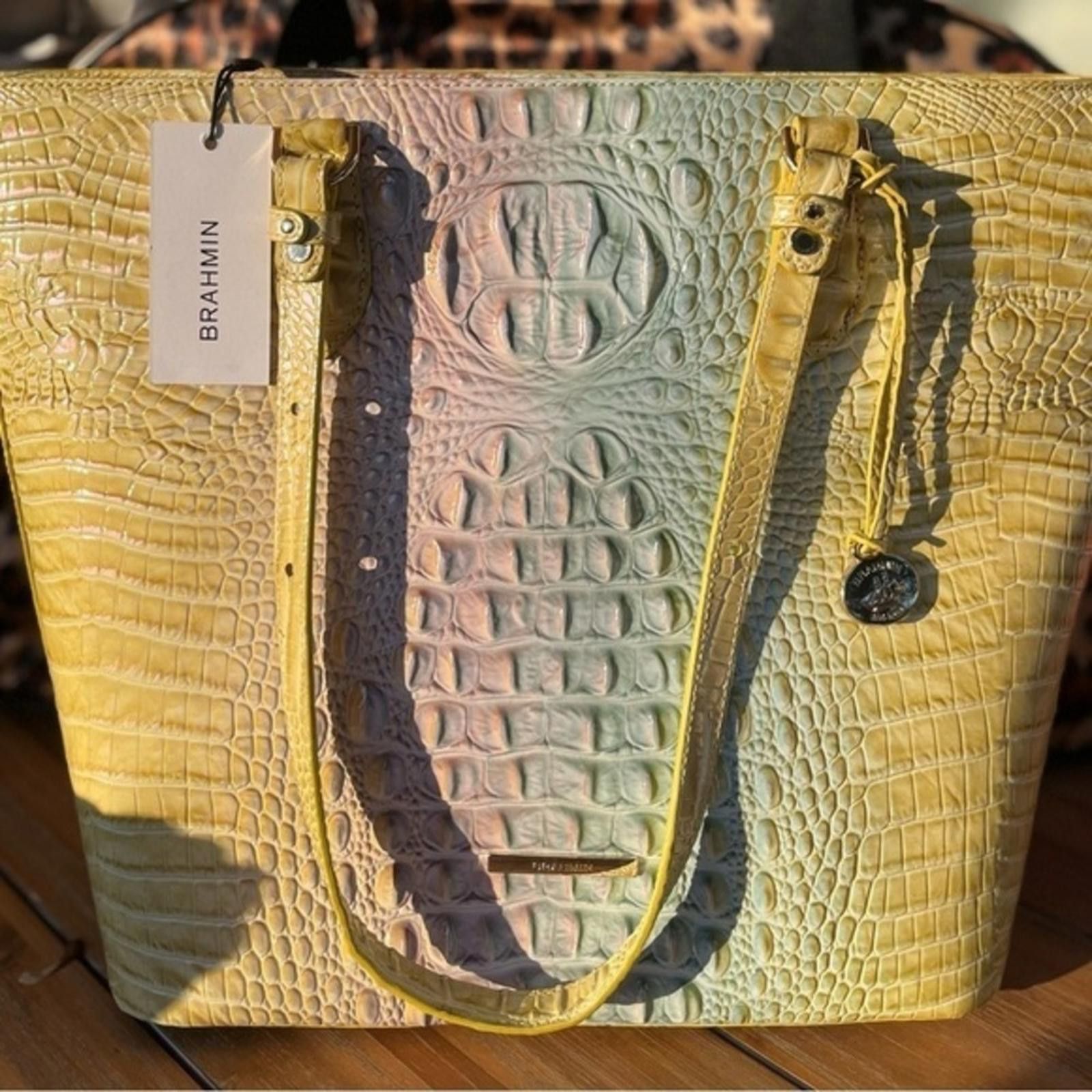 BRAHMIN Brahmin Ellen Ombre Daybreak Melbourne Tote Size ONE SIZE - 1 Thumbnail