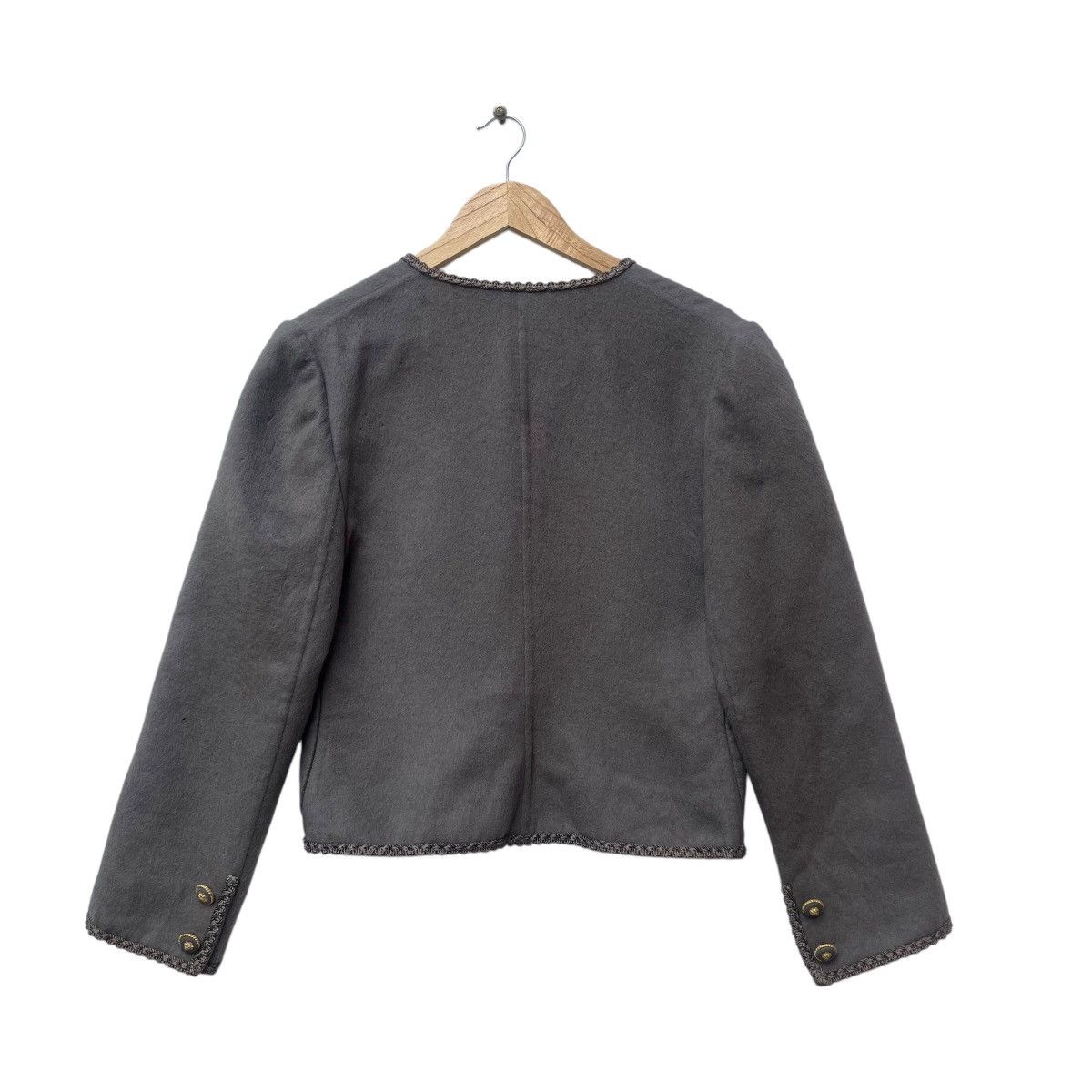 Designer Italian Designer Giuliana Grinza Crop Jacket Size M / US 6-8 / IT 42-44 - 2 Thumbnail