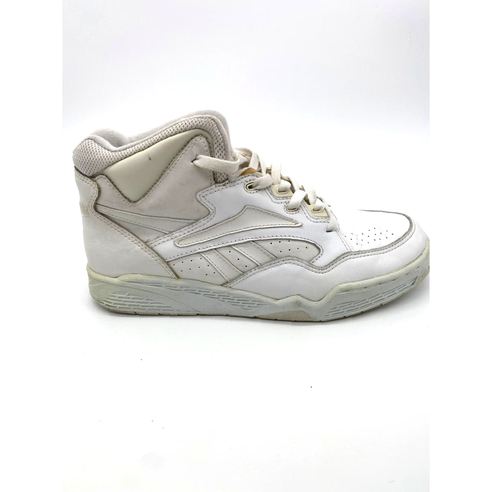 Reebok Reebok Classic Mens Basketball Athletic Sneakers White 9.5 Thailand Leather Rubber 90s Classic Sports Shoes Size US 10 / EU 43 - 6 Thumbnail