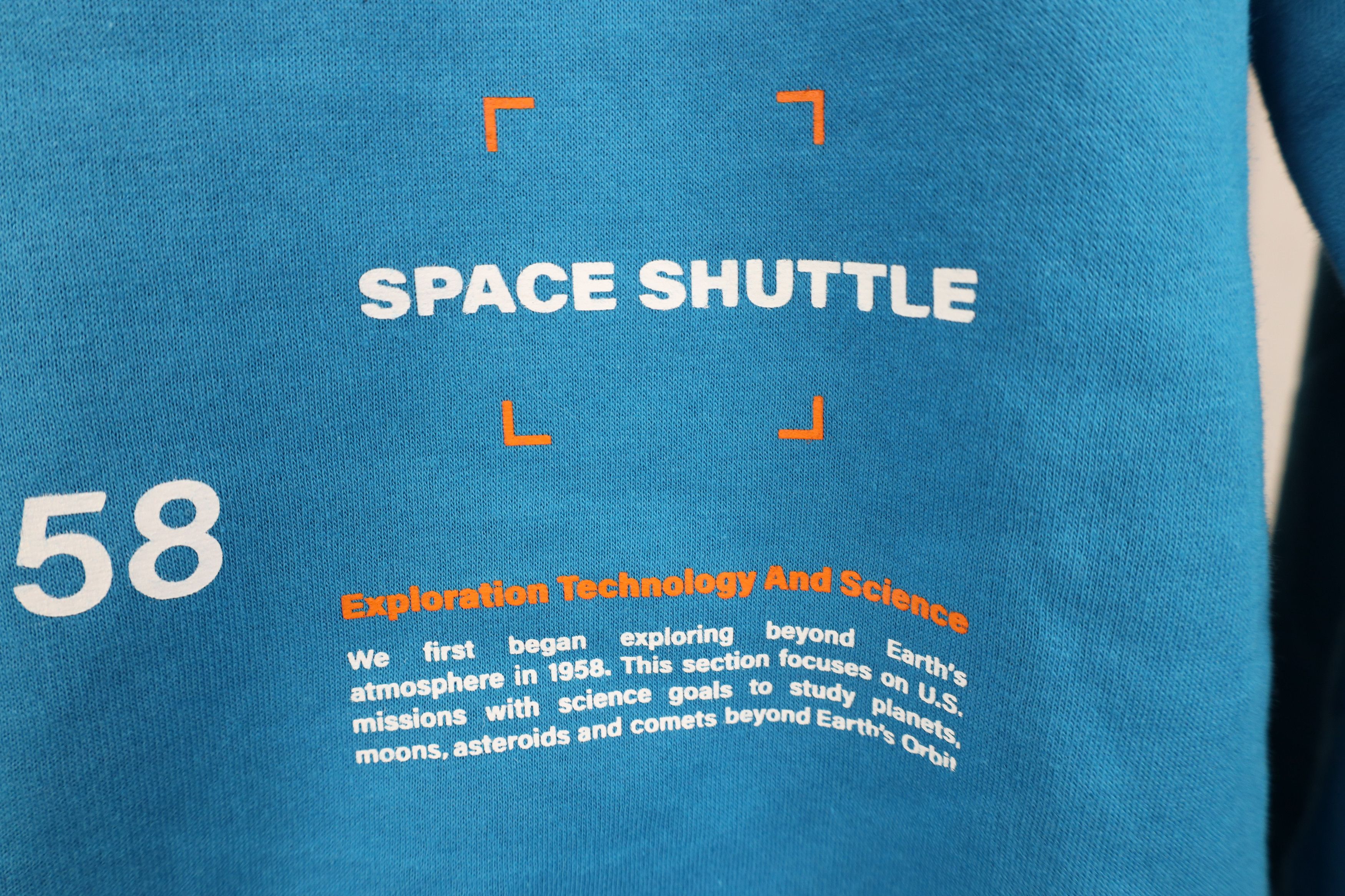 Vintage Vintage Y2K NASA Space Rocket Ship Hoodie Sweatshirt Blue Size US M / EU 48-50 / 2 - 13 Thumbnail