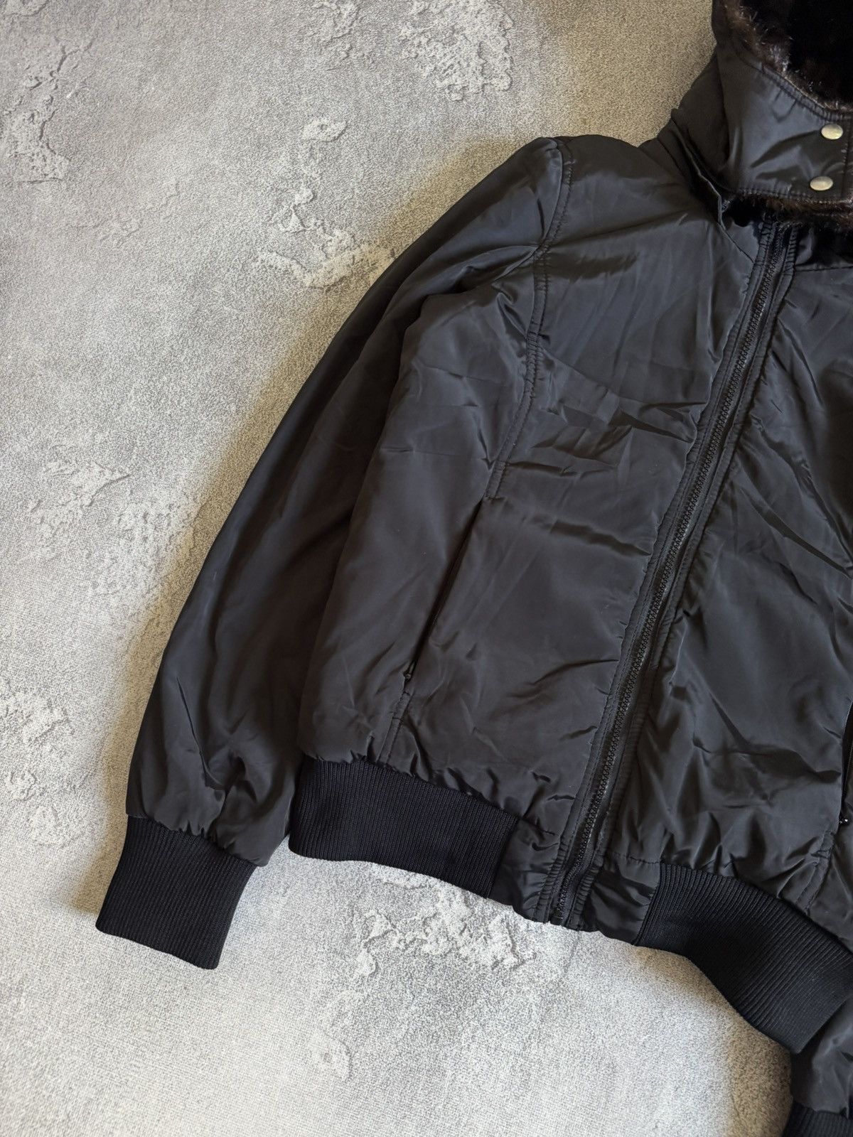 Miss Sixty Miss Sixty L/size faux fur reversible jacket hooded bomber Size L / US 10 / IT 46 - 15 Thumbnail