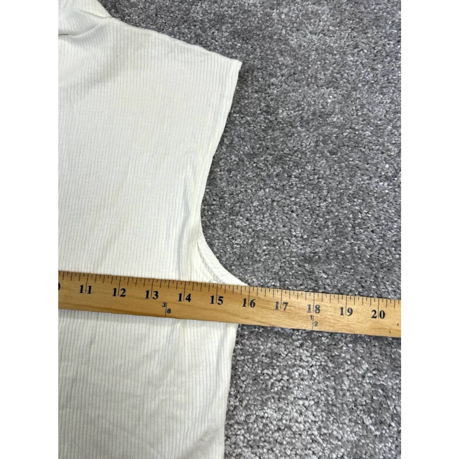 Banana Republic VINTAGE Banana Republic Women's Sleeveless Pullover Shirt Medium White Knit Casual Summer 90s Womens Size M / US 6-8 / IT 42-44 - 7 Thumbnail
