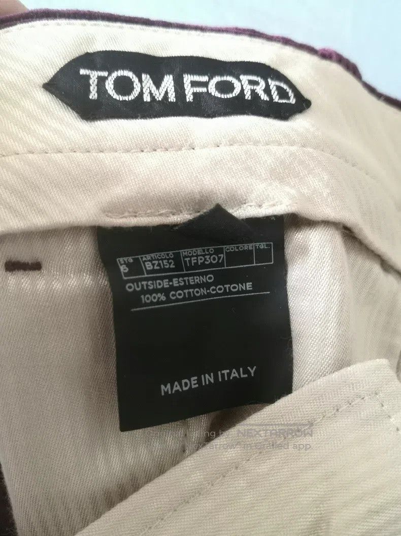 Tom Ford Tom Ford Corduroy casual pants, burgundy, 100% cotton long Size US 36 / EU 52 - 5 Thumbnail