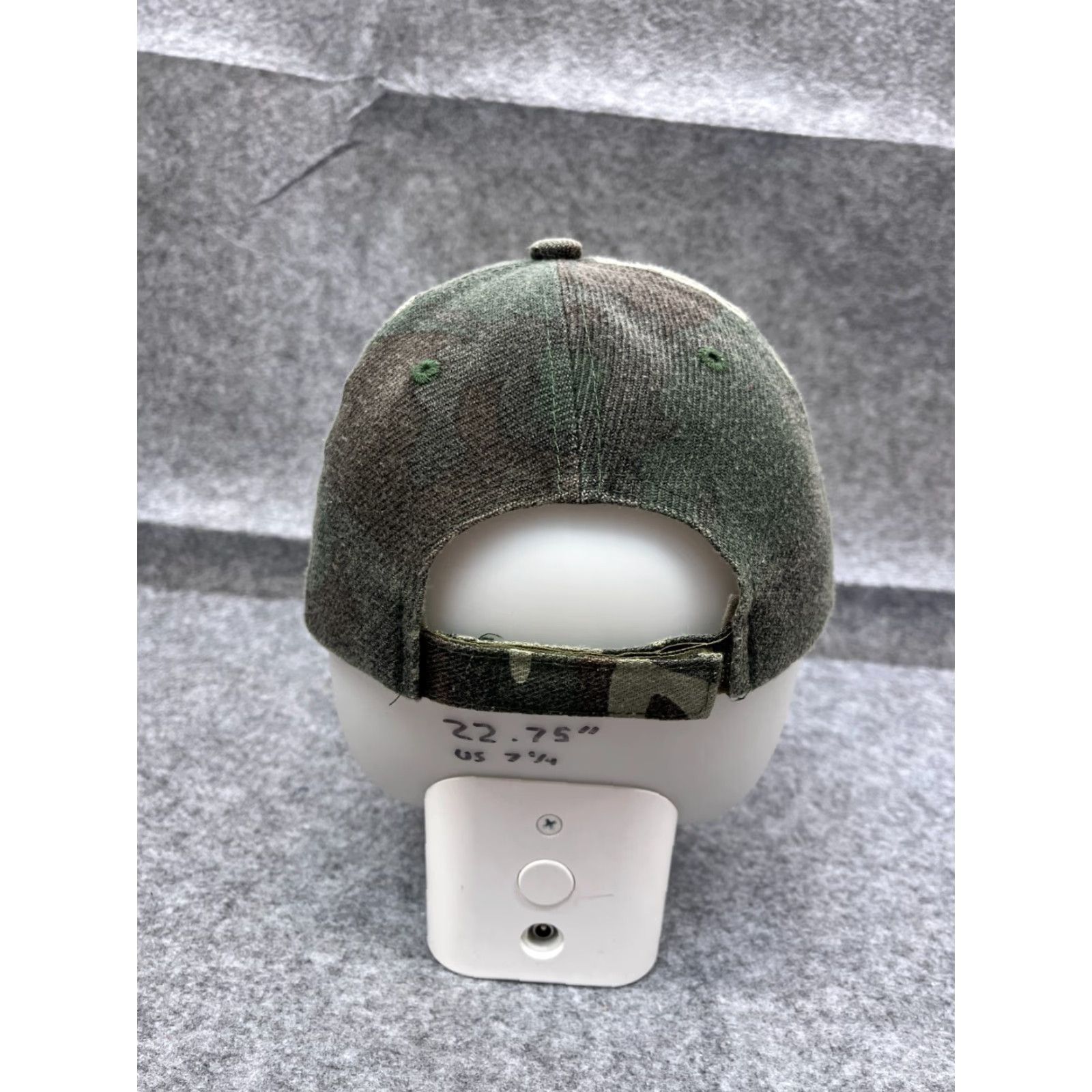 Vintage Green Camo Baseball Cap Adjustable One Size Cotton Outdoor Casual Mens Size ONE SIZE - 6 Thumbnail