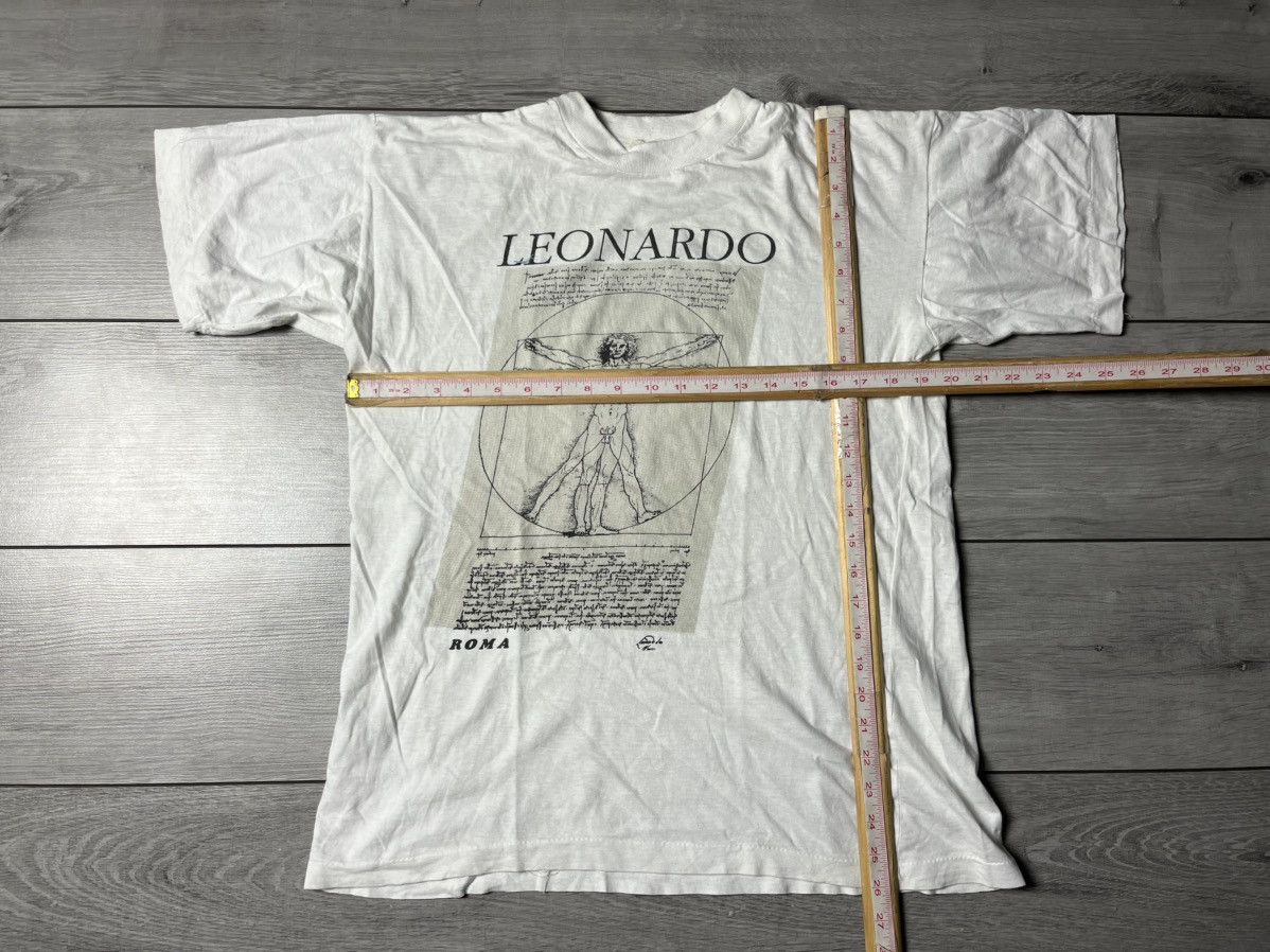 Other Leonardo Da Vinci T-Shirt Mens Med Vitruvian Man Graphic vtg Size US M / EU 48-50 / 2 - 6 Thumbnail