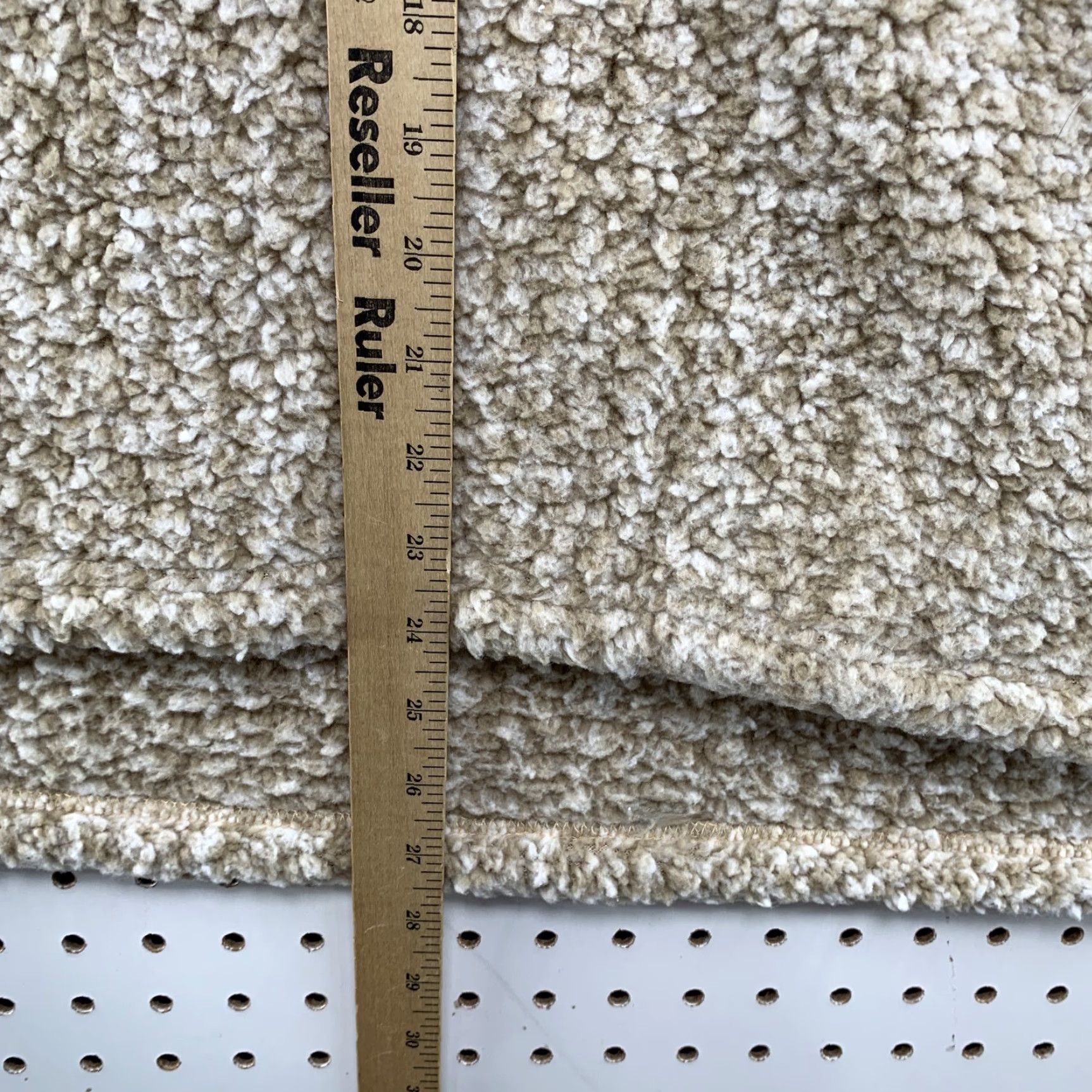 Vintage VINTAGE Jackson Hole Outerwear Womens Sweater Medium Beige Textured Fleece Size L / US 10 / IT 46 - 6 Thumbnail