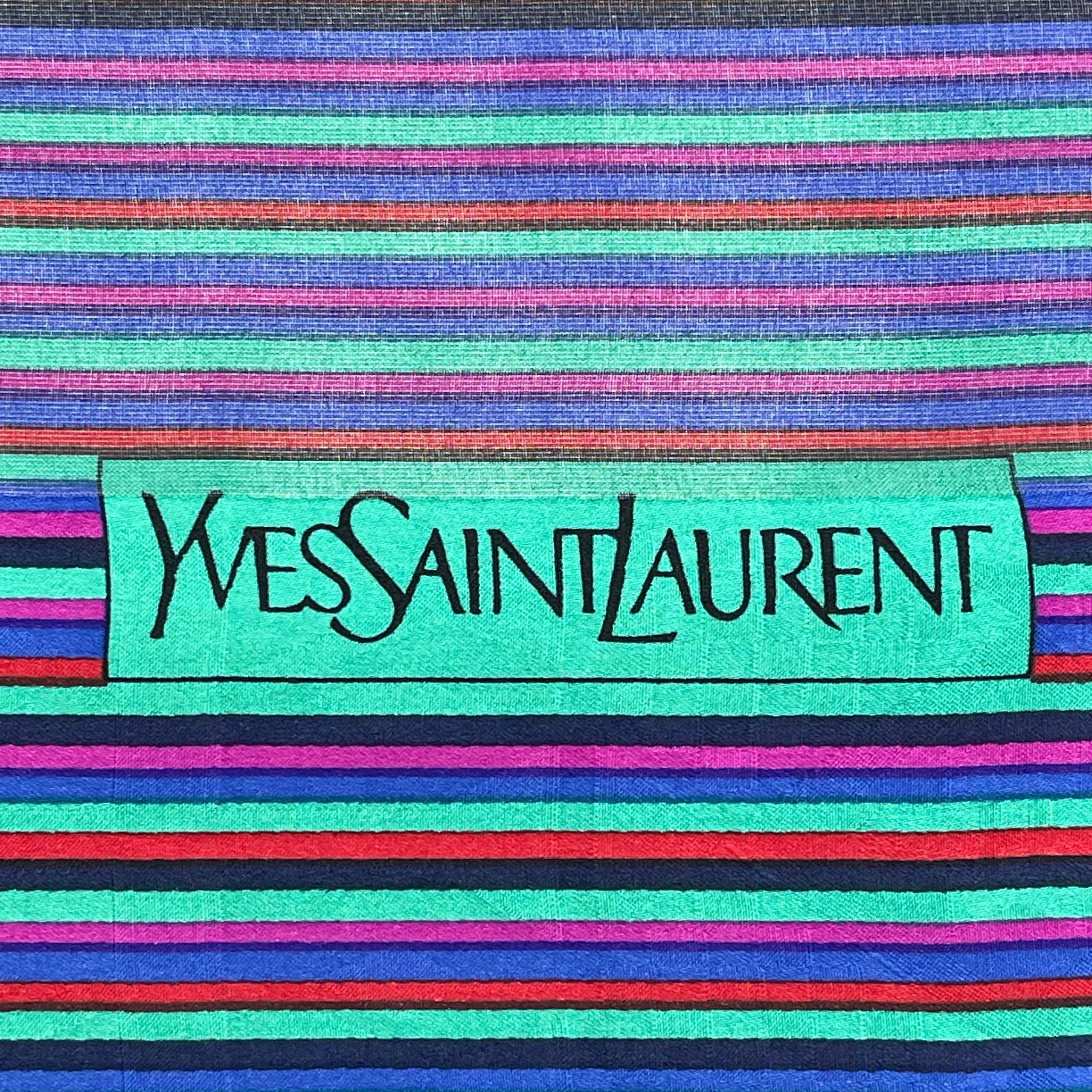 Yves Saint Laurent Vintage Yves Saint Laurent Silk Scarf - S7060 Size ONE SIZE - 7 Thumbnail