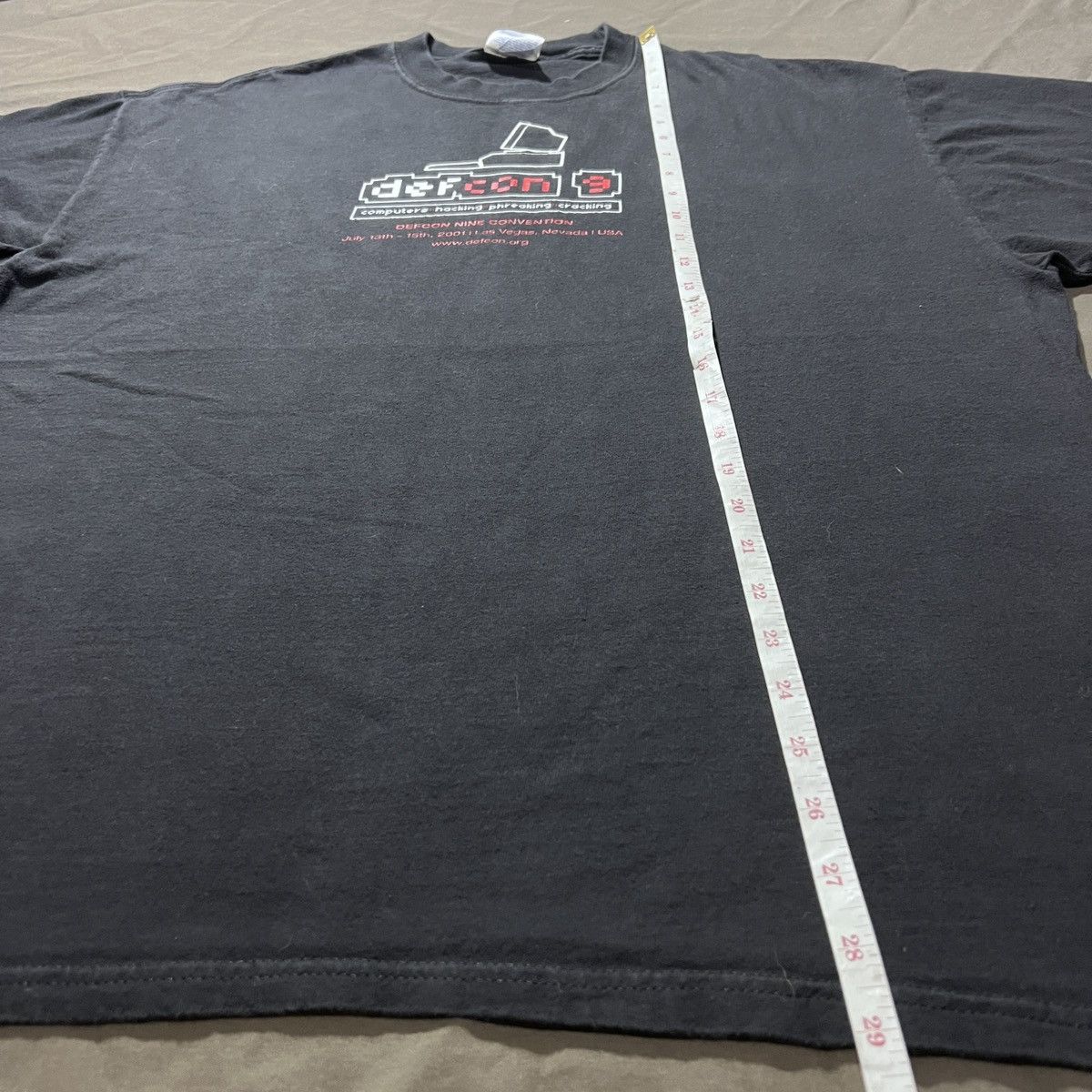 DEFCON Very Rare Vintage Defcon 9 Promo Tee Computer Hacking Size US XL / EU 56 / 4 - 6 Thumbnail