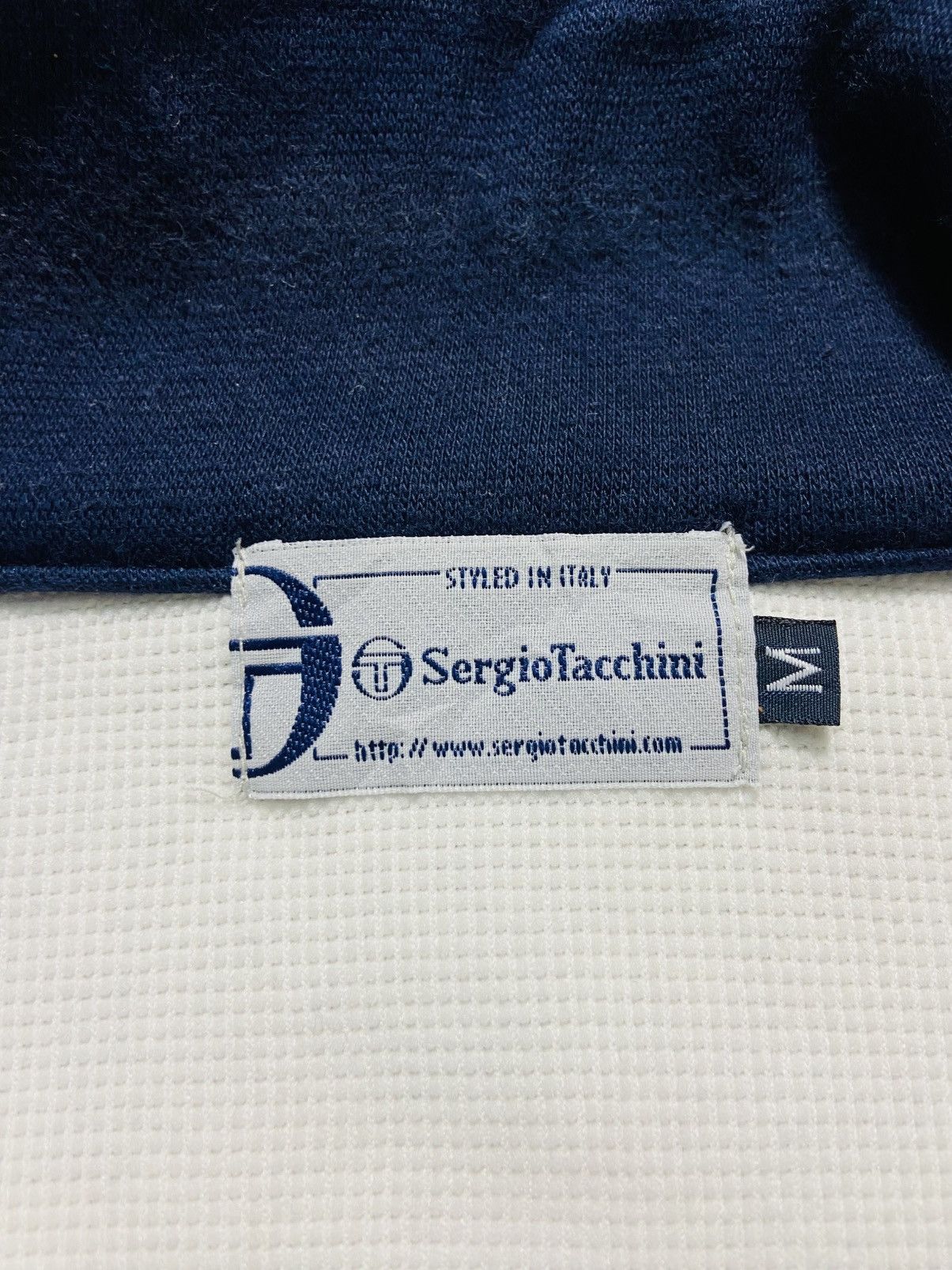 Sergio Tacchini Vintage Sergio Tacchini Half Zipper Seeatshirt Size US L / EU 52-54 / 3 - 13 Thumbnail