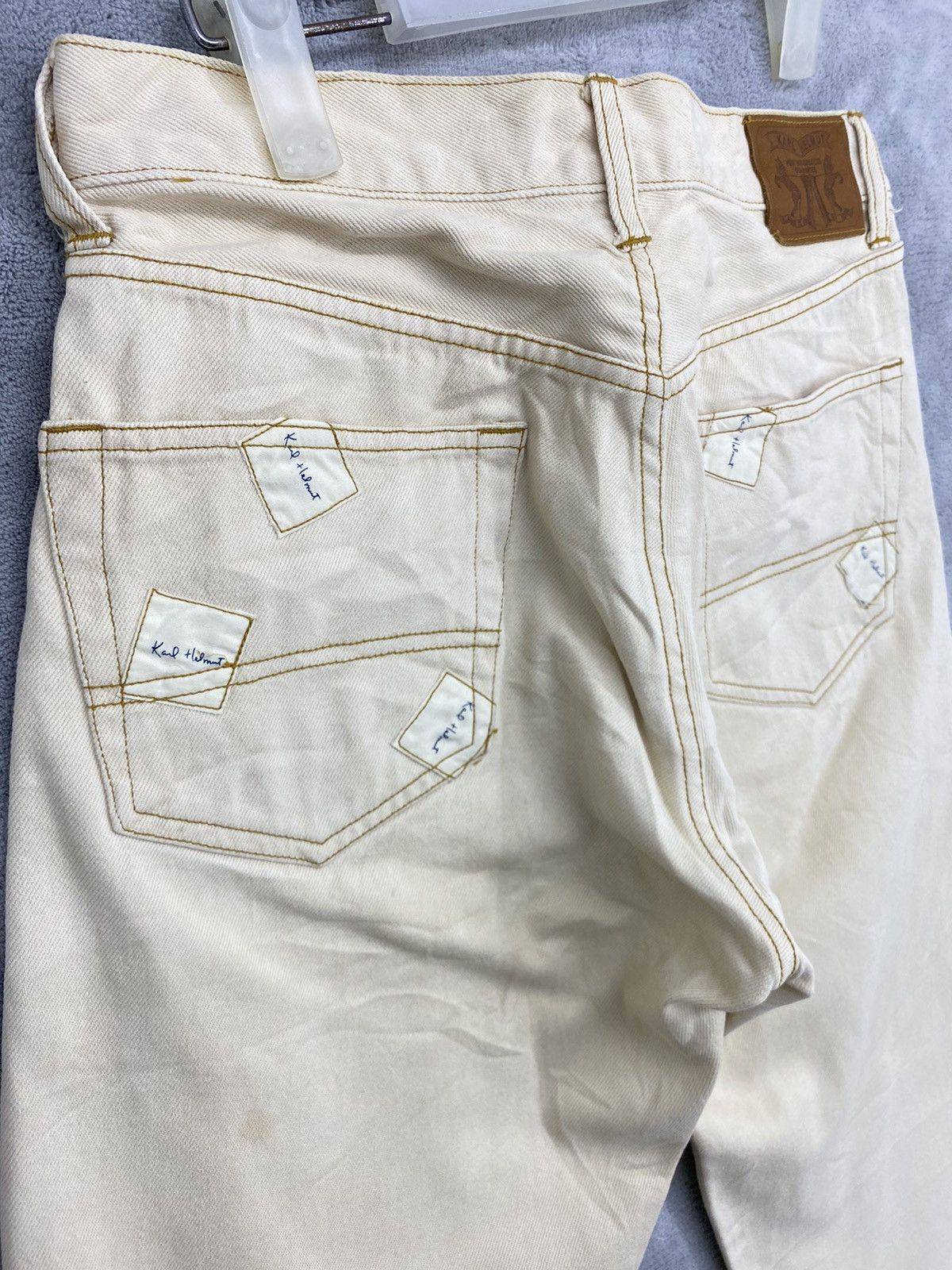 Japanese Brand × Karl Helmut Old KARL HELMUT Patches Karl In Pocket Denim Size US 29 - 11 Thumbnail