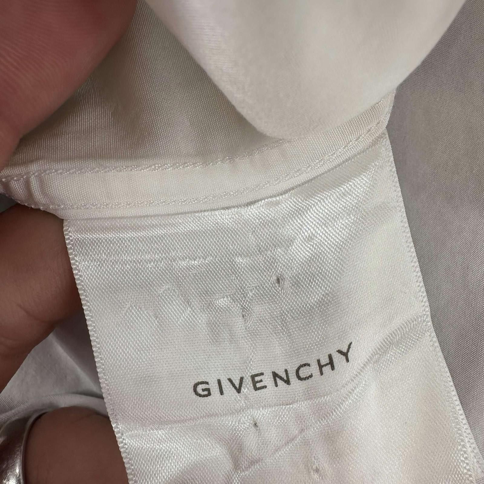 Givenchy Givenchy White Zip Shirt Size 40 M USED Size US M / EU 48-50 / 2 - 6 Thumbnail