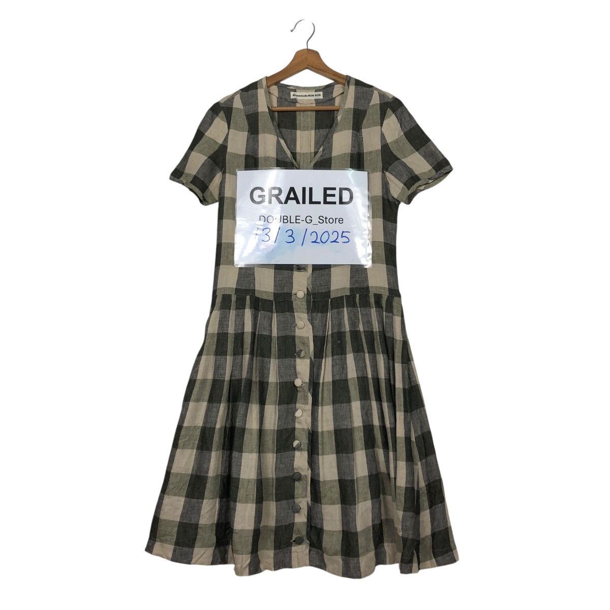 Issey Miyake 📌Vintage Gowns Mademoiselle Non Non Tartan Design Size M / US 6-8 / IT 42-44 - 1 Thumbnail