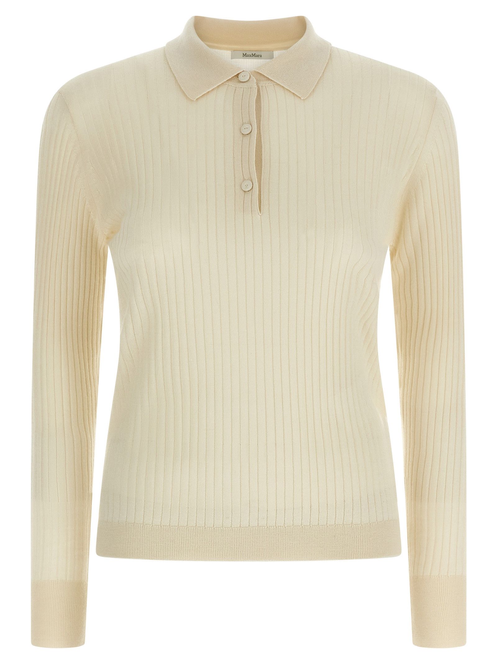 Max Mara 'Mxpgitano' Polo Shirt Size L / US 10 / IT 46 - 1 Thumbnail