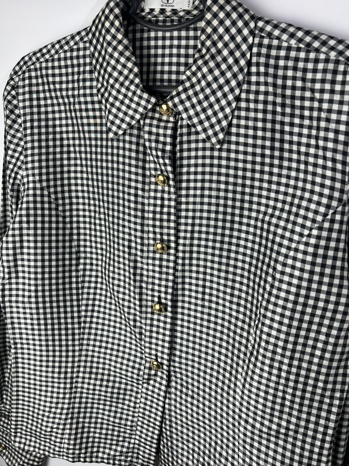 Valentino Vintage y2k 90s luxury Valentino silk striped shirt Size S / US 4 / IT 40 - 2 Thumbnail