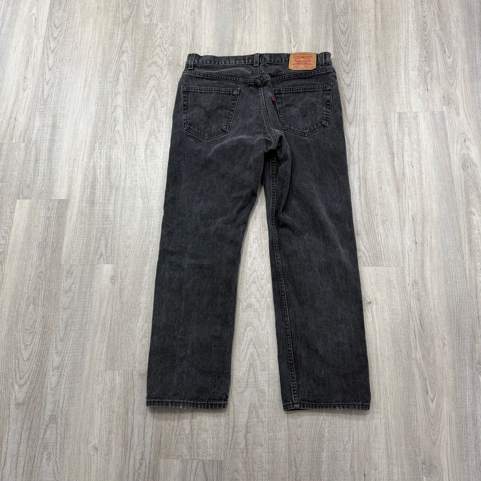 Levi's Vintage Levis Jeans Men's 36x30 Black Regular Straight y2k Size US 36 / EU 52 - 8 Thumbnail