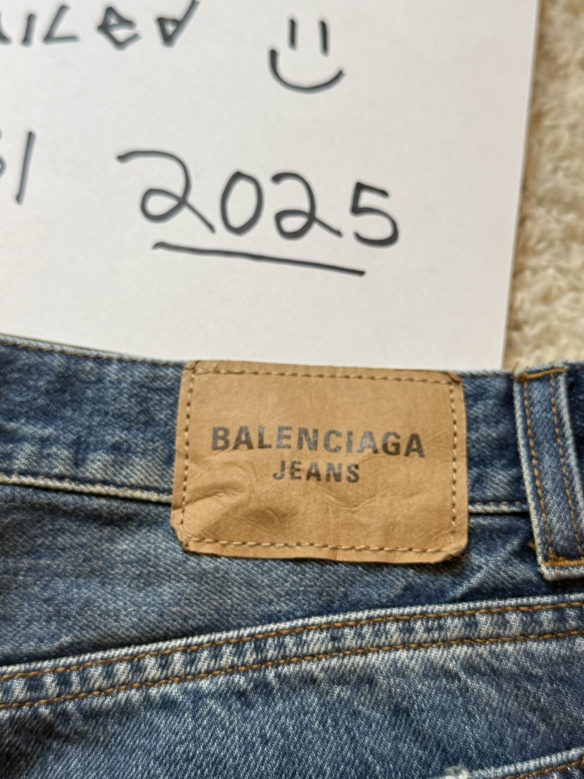 Balenciaga Balenciaga Heal Bite Jean Denim Size US 30 / EU 46 - 10 Thumbnail