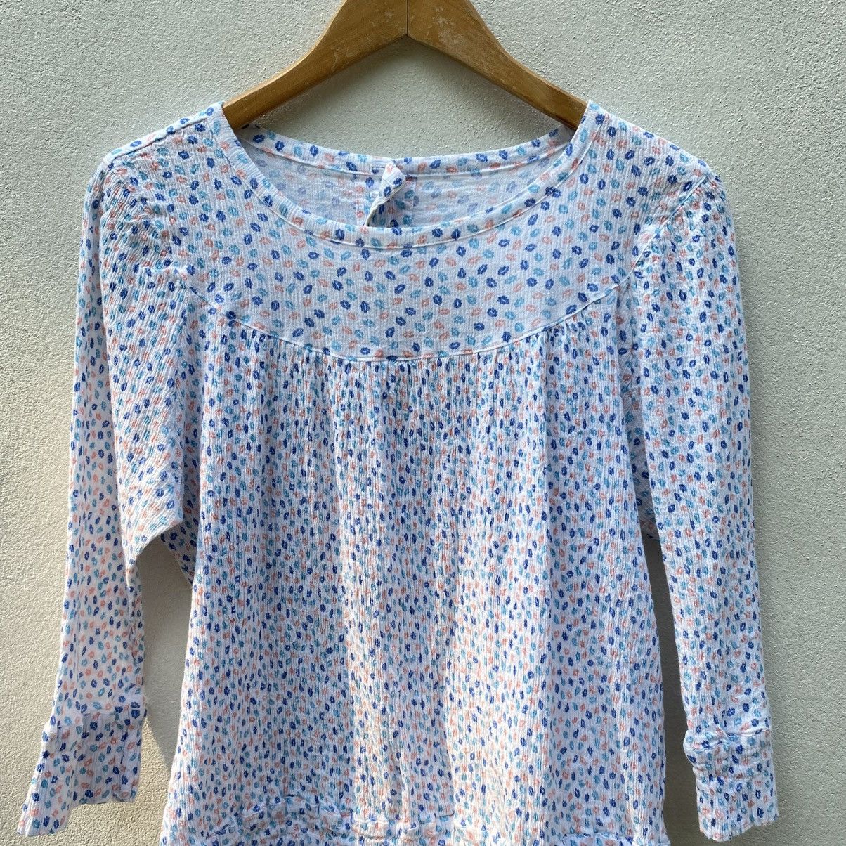 Tsumori Chisato TSUMORI CHISATO Pastel Petals Tie-Hem Blouse Size XS / US 0-2 / IT 36-38 - 16 Thumbnail