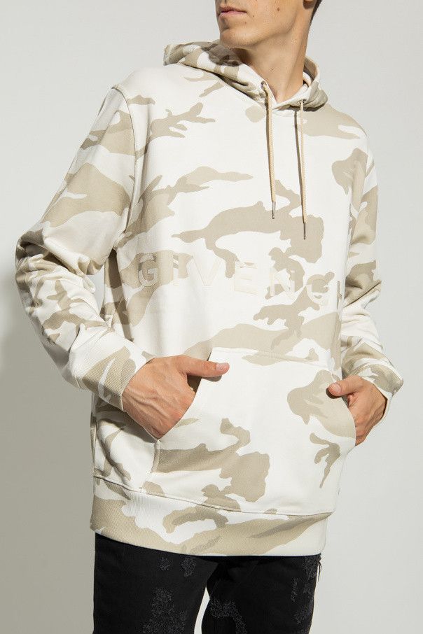 Givenchy Beige Camo 4G Logo Oversized Hoodie Size US M / EU 48-50 / 2 - 2 Thumbnail