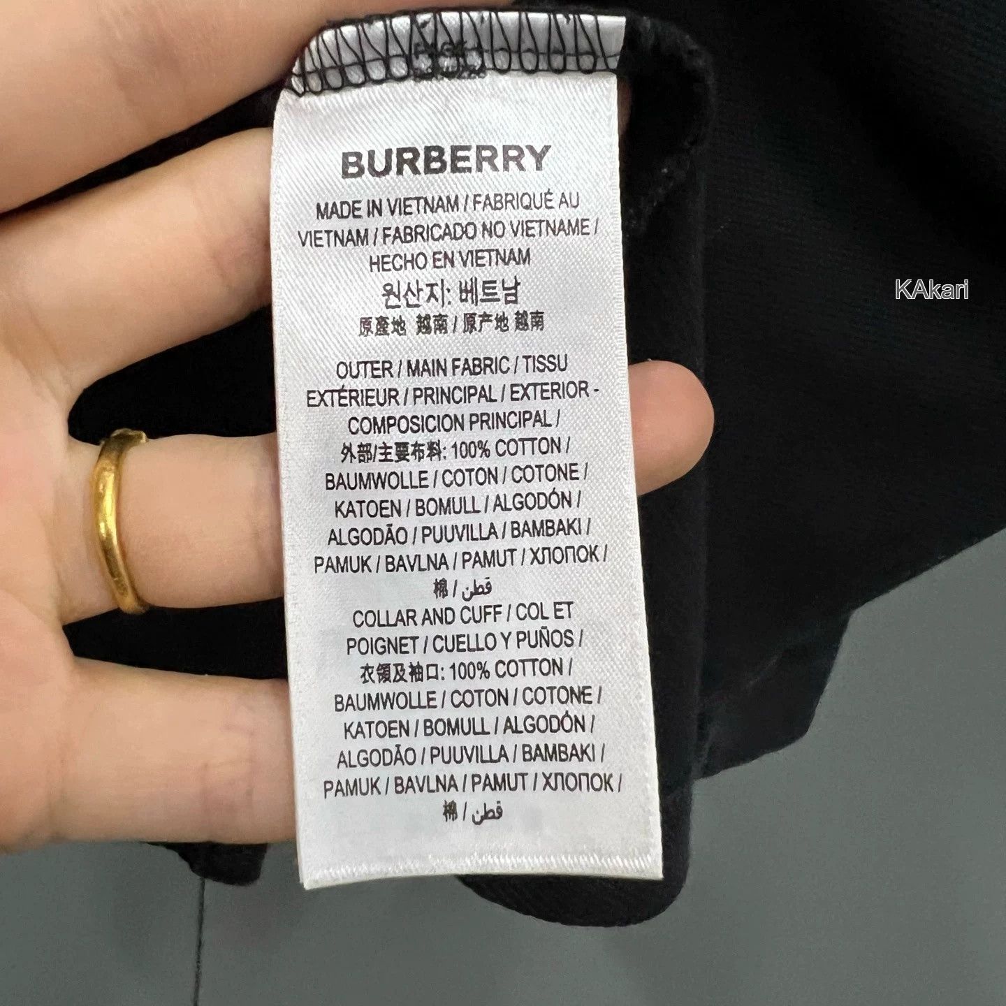 Burberry Burberry Black TB Embroidered Polo Shirt Size US XS / EU 42 / 0 - 3 Thumbnail