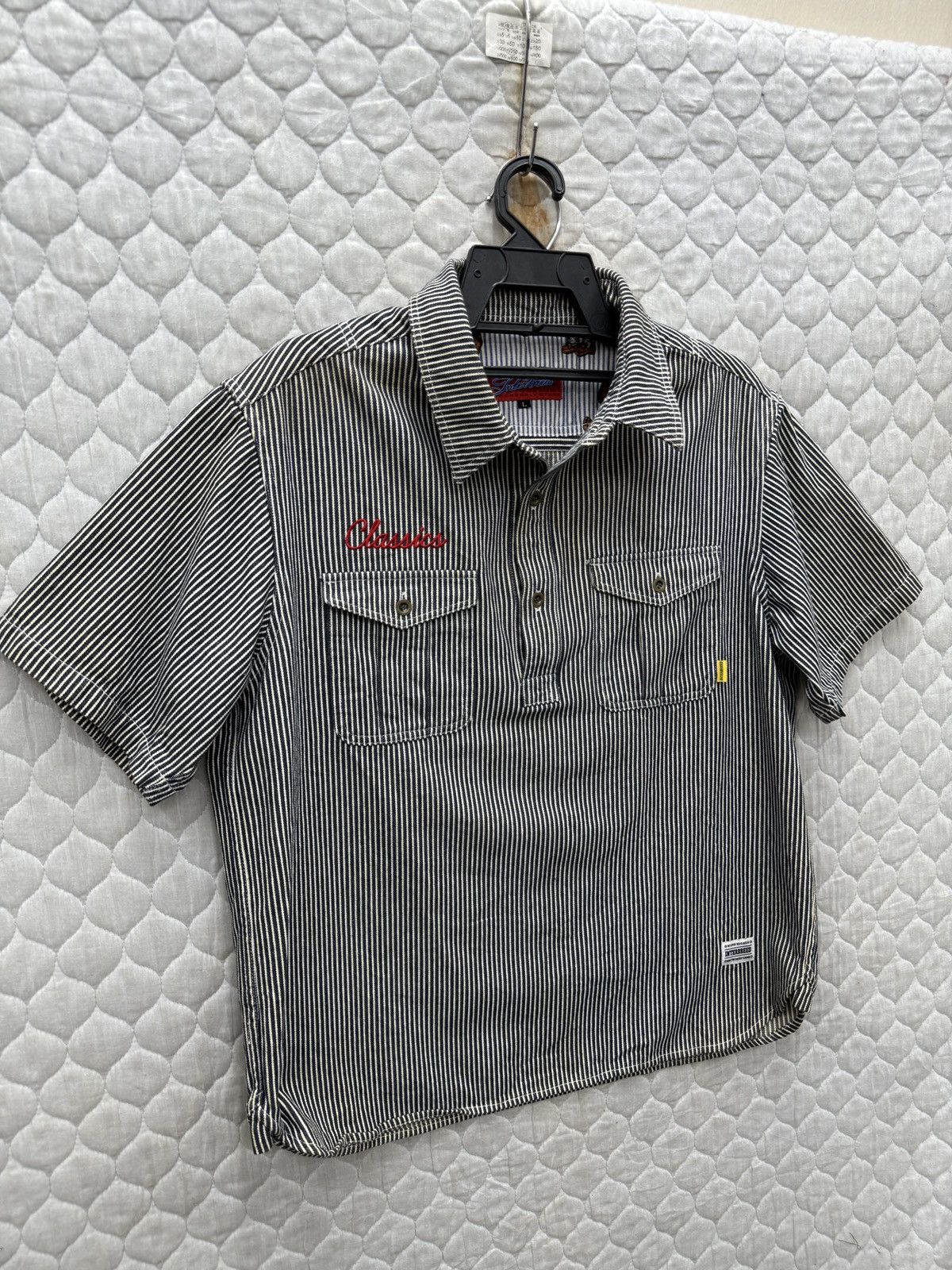 Japanese Brand 🔥🔥🔥ARCHIVE INTERBREED HICKORY SHIRTS PULLOVER Size US M / EU 48-50 / 2 - 3 Thumbnail