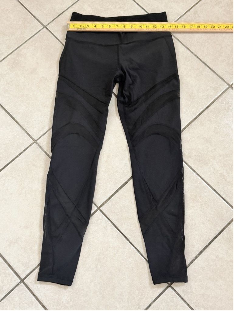 Lululemon LULULEMON WUNDER UNDER HIGH RISE TIGHT 28”MESH BLACK SIZE 10 Size 32" / US 10 / IT 46 - 9 Thumbnail