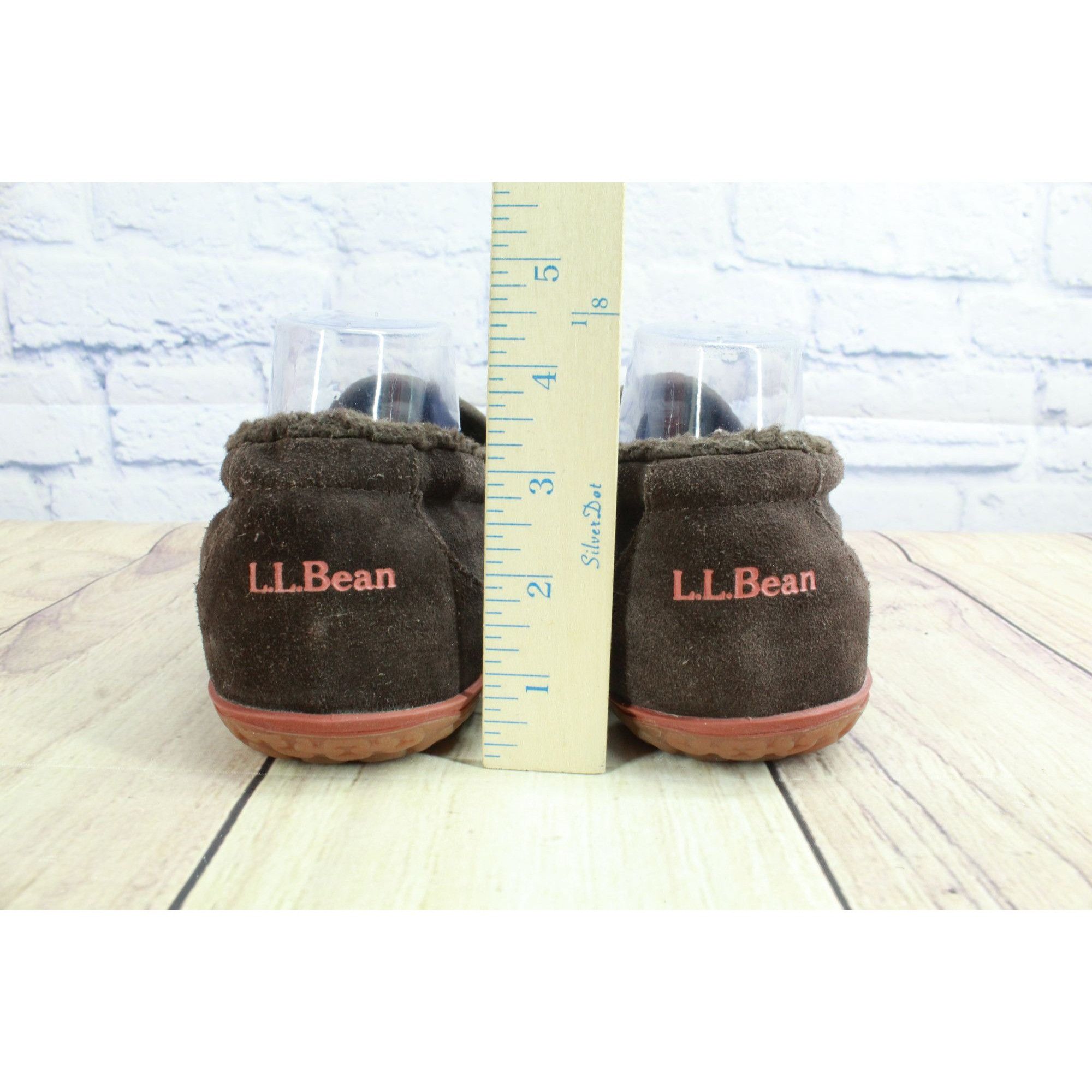 L.L. Bean LL Bean Brown Suede Water Resistant Slippers Men's 10 M Size US 10 / EU 43 - 6 Thumbnail