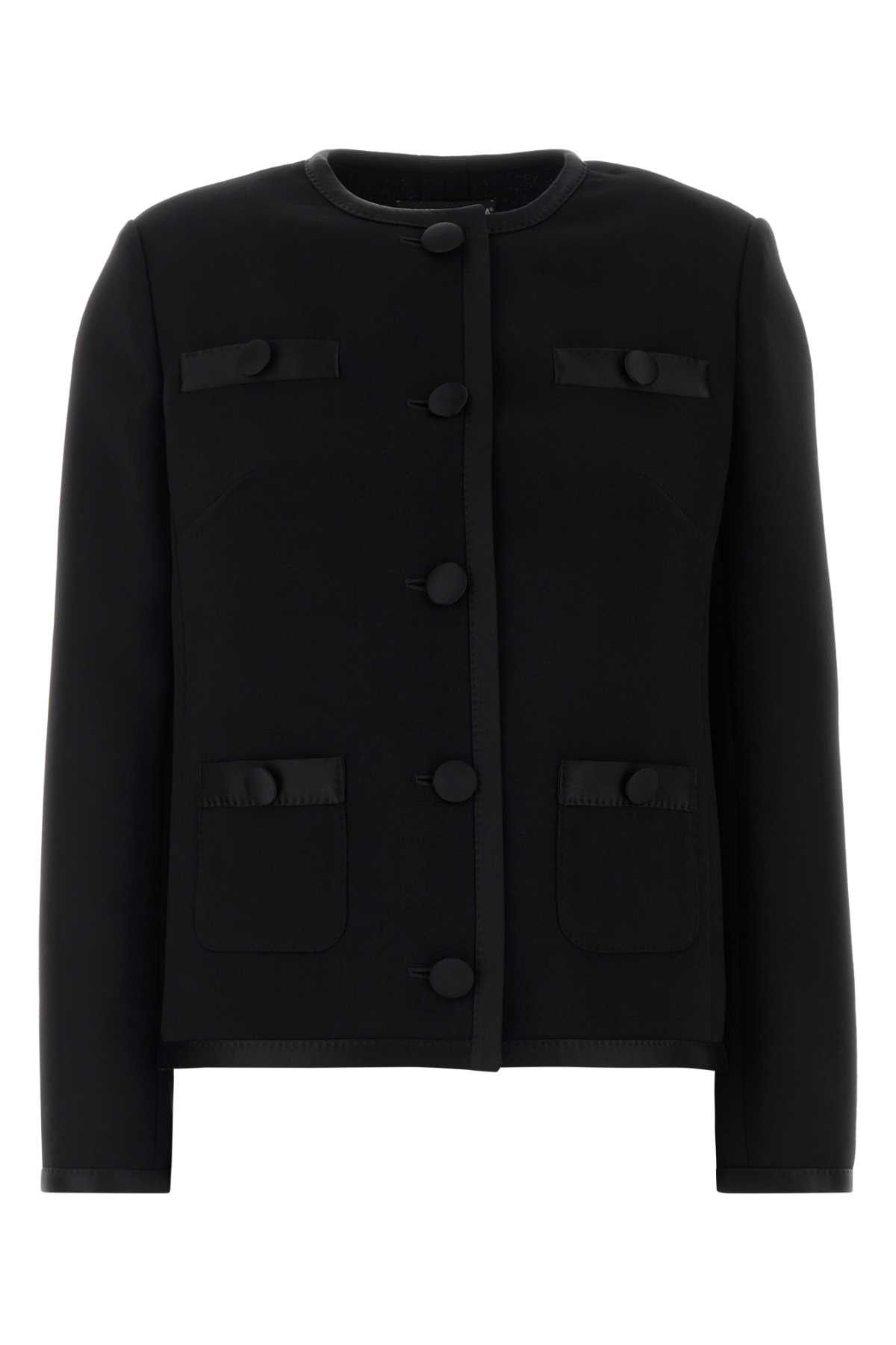 Dolce & Gabbana Black Wool Blend Blazer Size S / US 4 / IT 40 - 1 Thumbnail