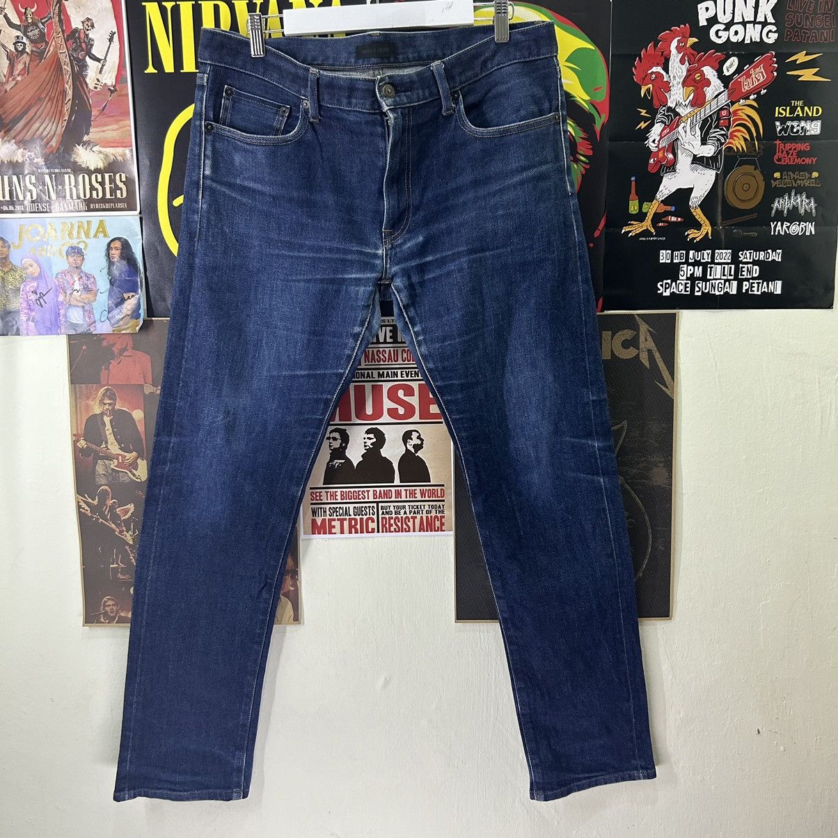 Uniqlo Vintage Uniqlo Selvedge Distressed Denim Size US 36 / EU 52 - 1 Thumbnail