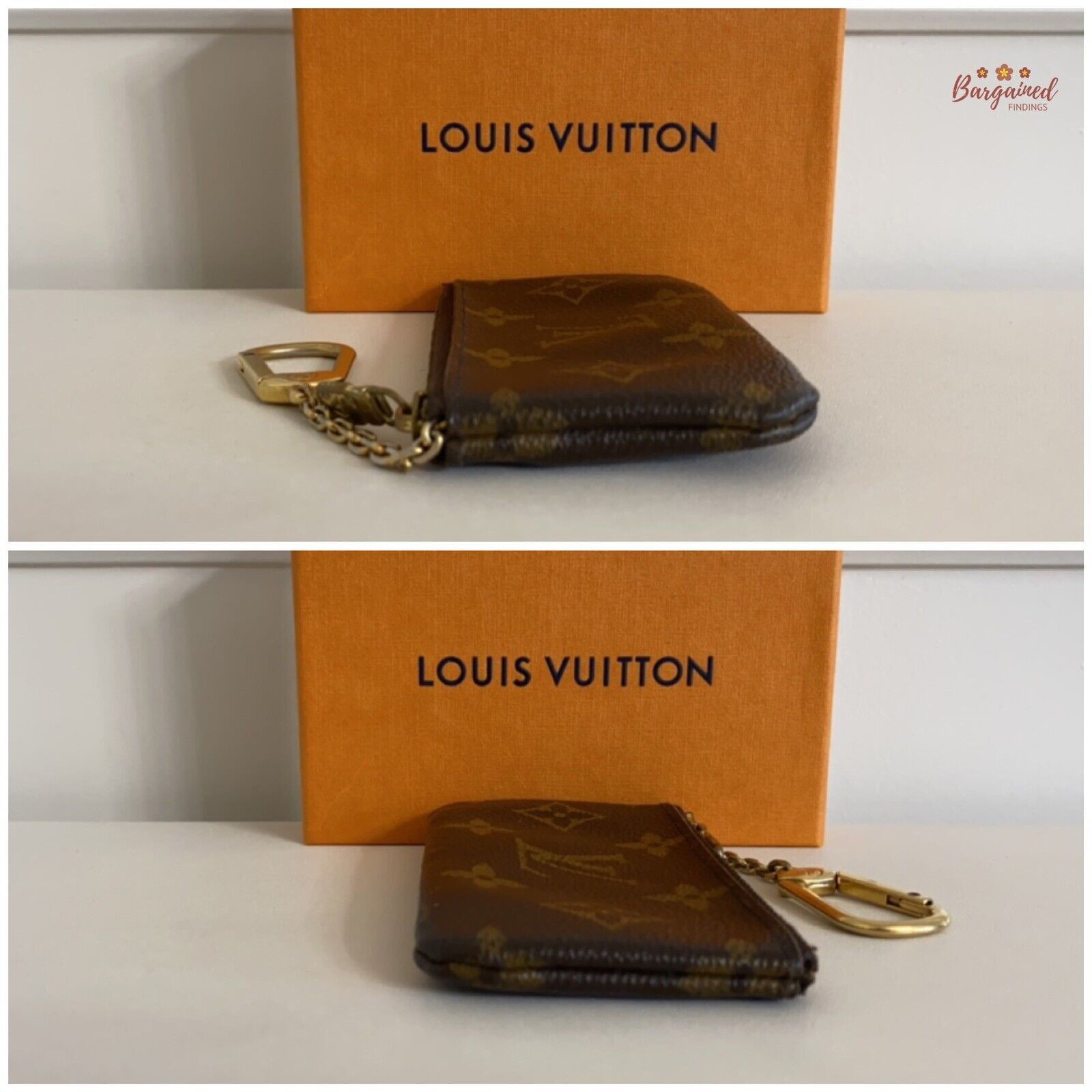 Louis Vuitton Louis Vuitton Vintage Monogram Canvas Leather Coin Key Pouch Size ONE SIZE - 5 Thumbnail