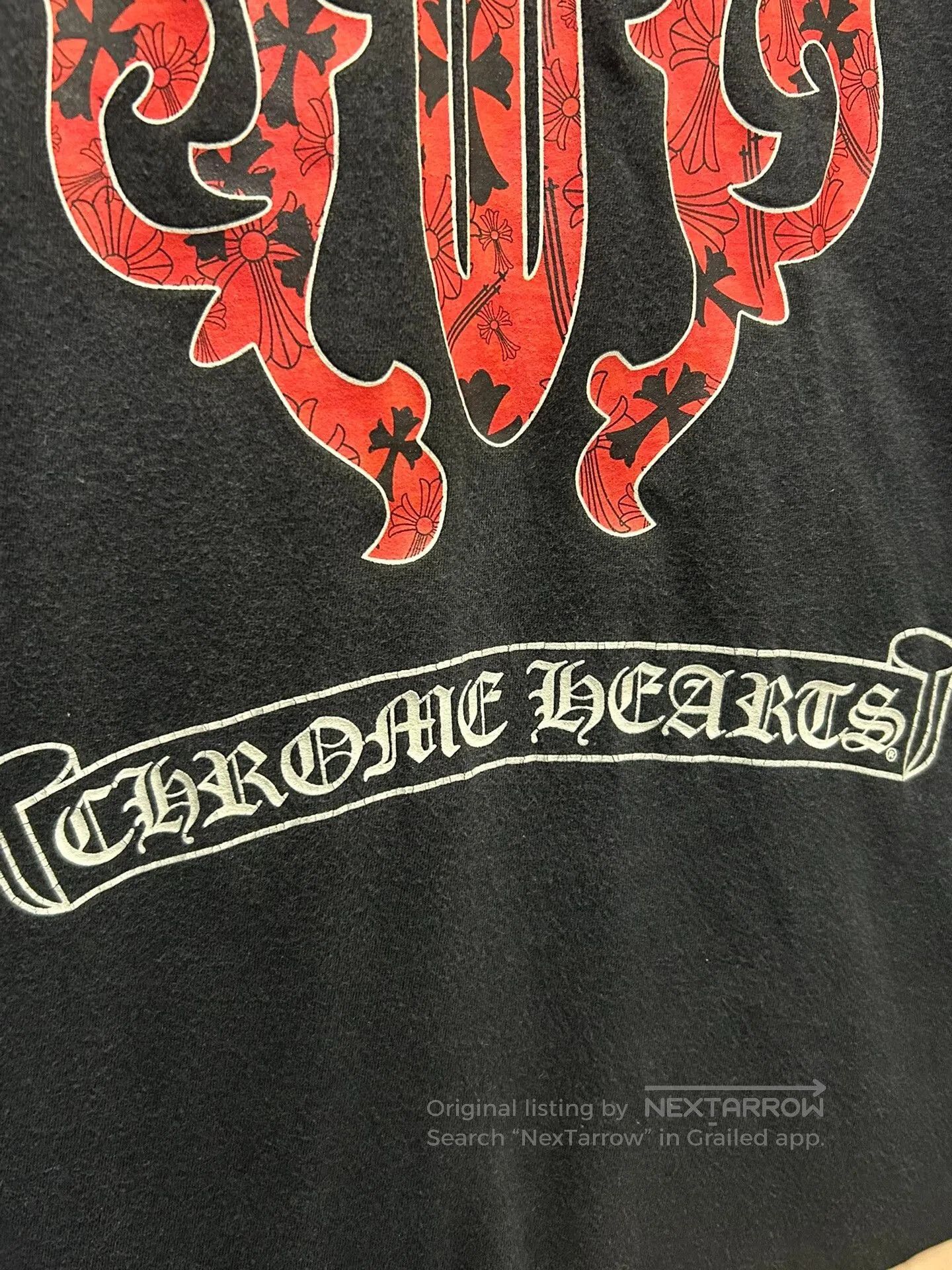 Chrome Hearts Chrome Hearts Red Sword Vine T-Shirt. Size US XXL / EU 58 / 5 - 3 Thumbnail