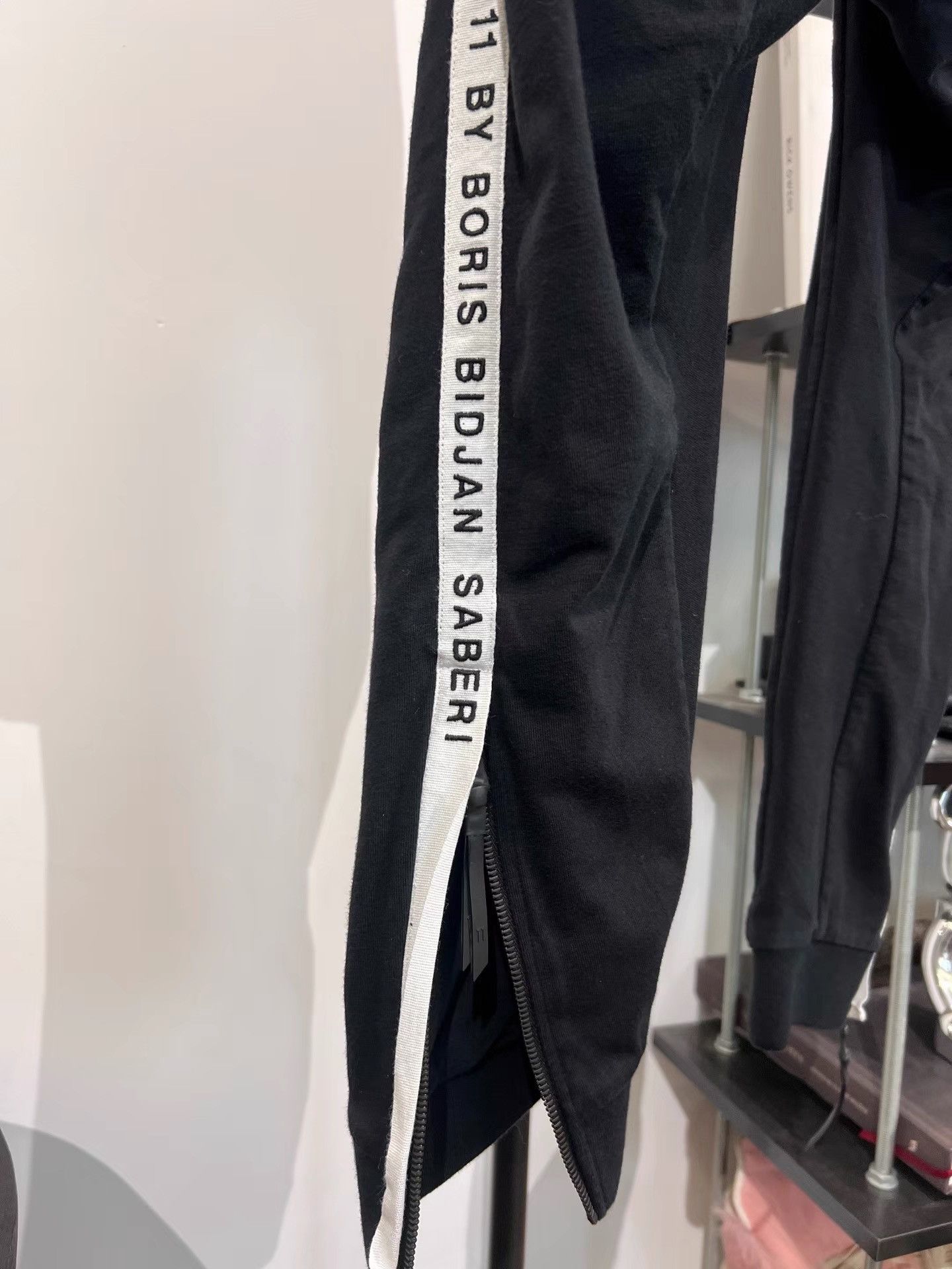 11 By Boris Bidjan Saberi 11by BBS Embroidered Logo Tape Joggers K35 Size US 33 - 6 Thumbnail