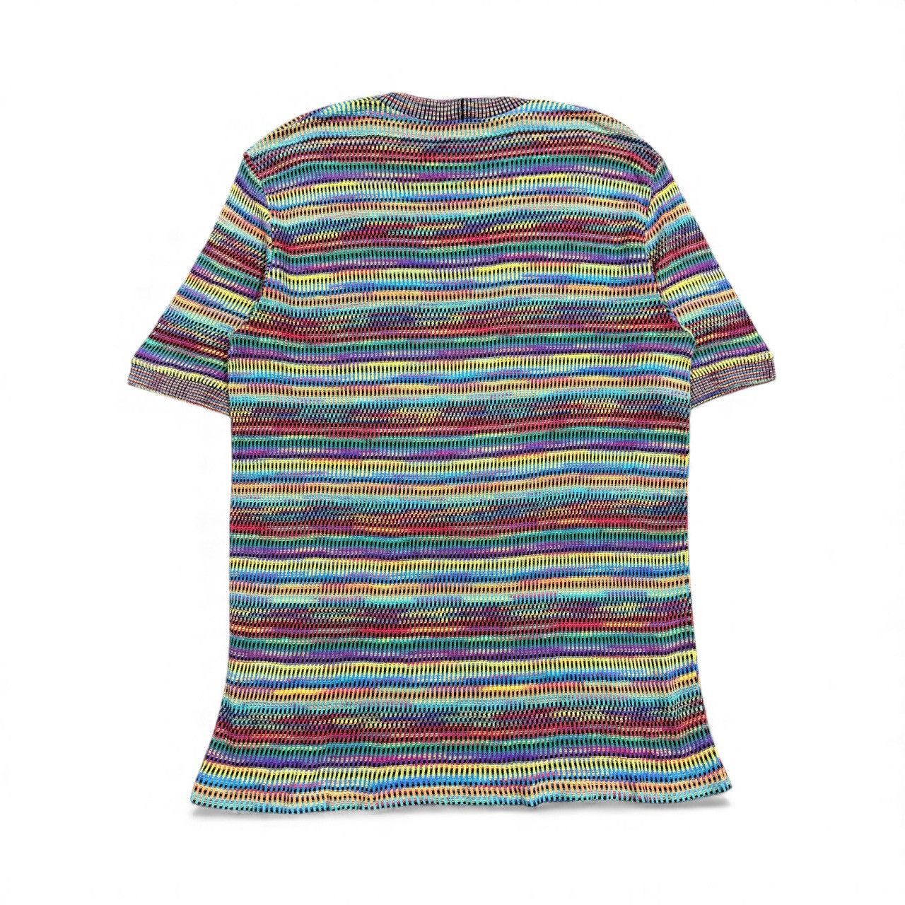 Missoni Vtg🔥Missoni Static Multicolor Knitted Tee Made In Italy Size US M / EU 48-50 / 2 - 2 Thumbnail