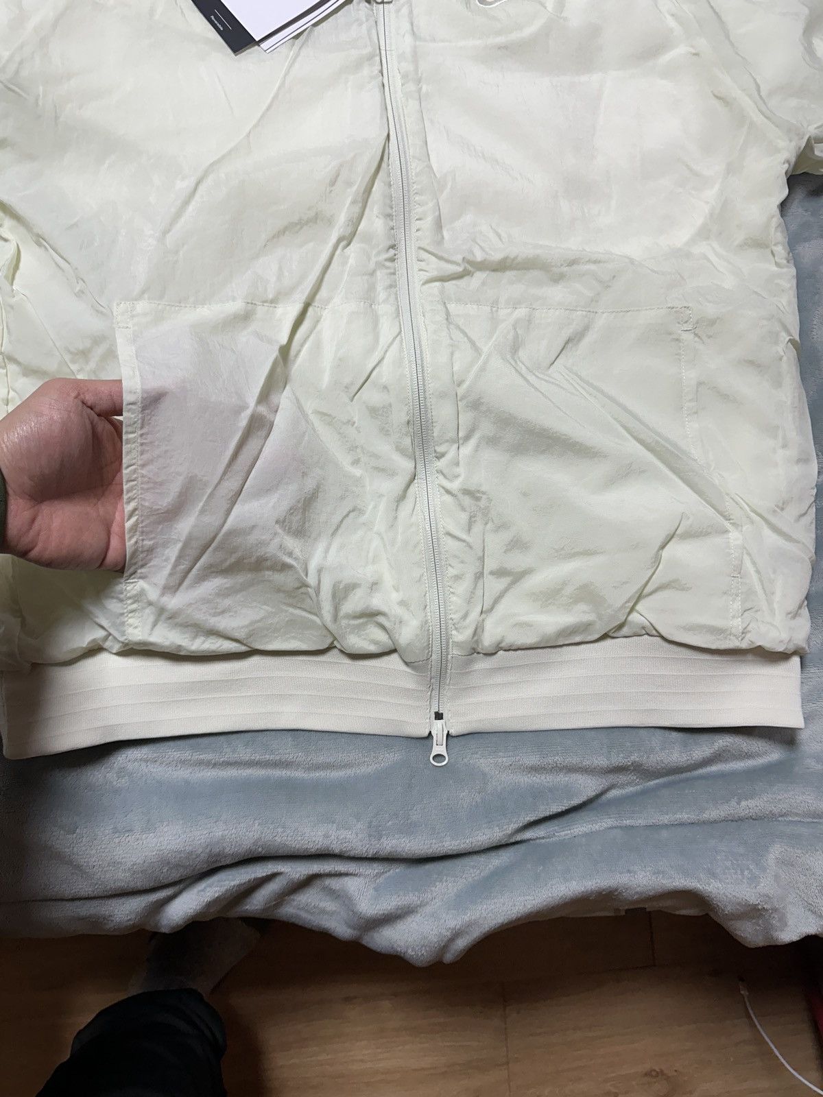 Nike Nike Big Swoosh Reversible Boa Jacket XXL Sea Glass/Sail Size US XXL / EU 58 / 5 - 15 Thumbnail