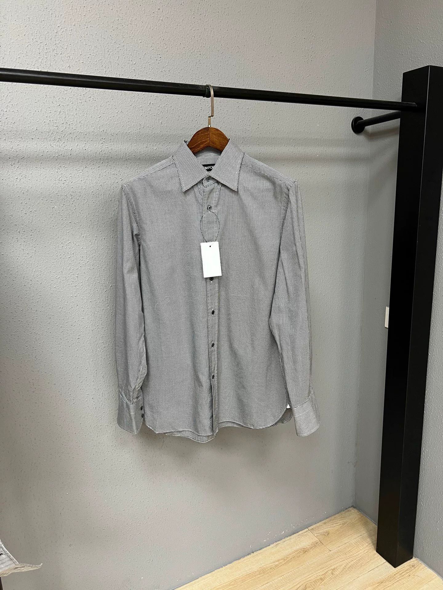 Tom Ford Tom Ford Plaid Black Shirt s Men Size US S / EU 44-46 / 1 - 1 Thumbnail