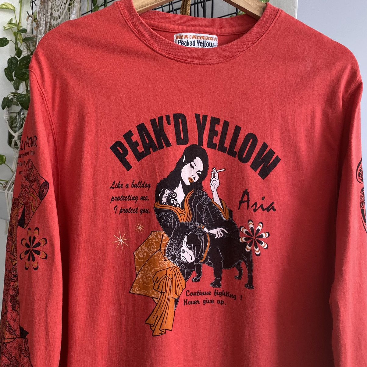 Tedman VINTAGE FADED Y2K PEAK’D YELLOW TEDMAN PORNSTAR ERD TSHIRT Size US L / EU 52-54 / 3 - 8 Thumbnail
