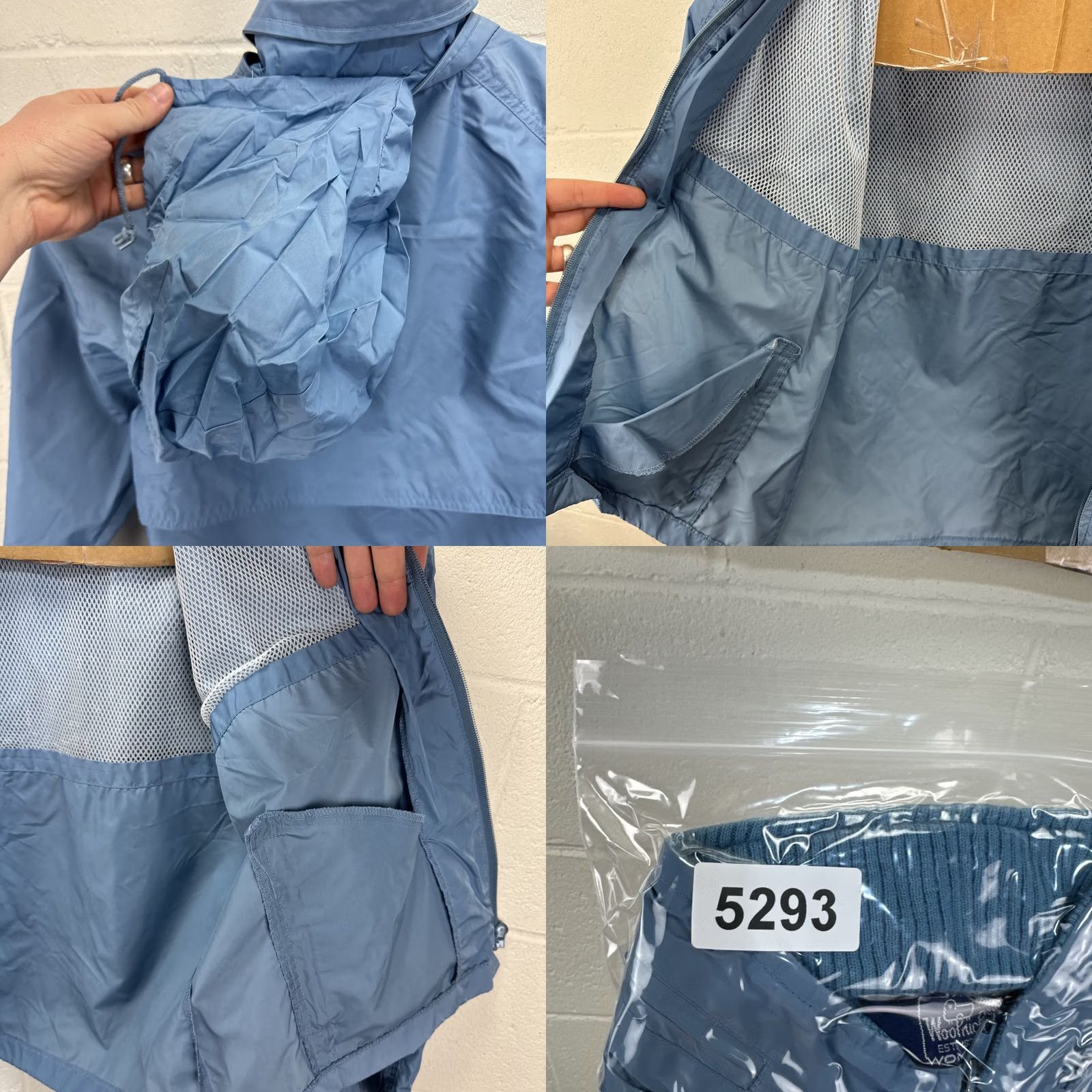 Vintage VINTAGE Woolrich Jacket Womens Medium Blue Windbreaker Full Zip Packable Hood 90s Size L / US 10 / IT 46 - 11 Thumbnail