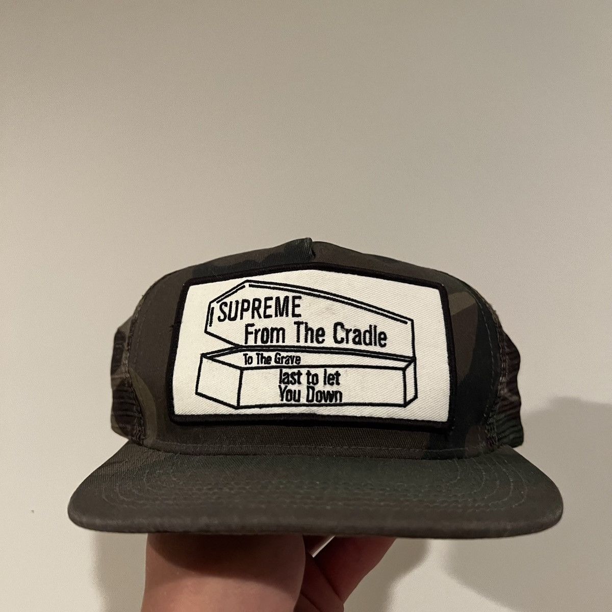 Supreme Supreme Coffin mesh snapback from the cradle to the grave Size ONE SIZE - 1 Thumbnail