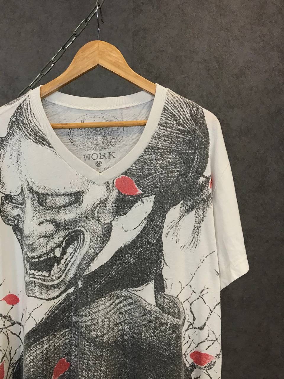 Anime Japanese anima samurai overprinted tee Size US XL / EU 56 / 4 - 3 Thumbnail