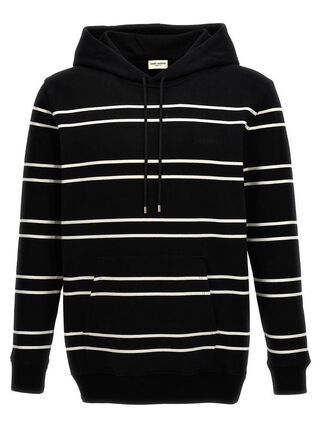 Saint Laurent Paris saint laurent striped hoodie Size US S / EU 44-46 / 1 - 1 Thumbnail