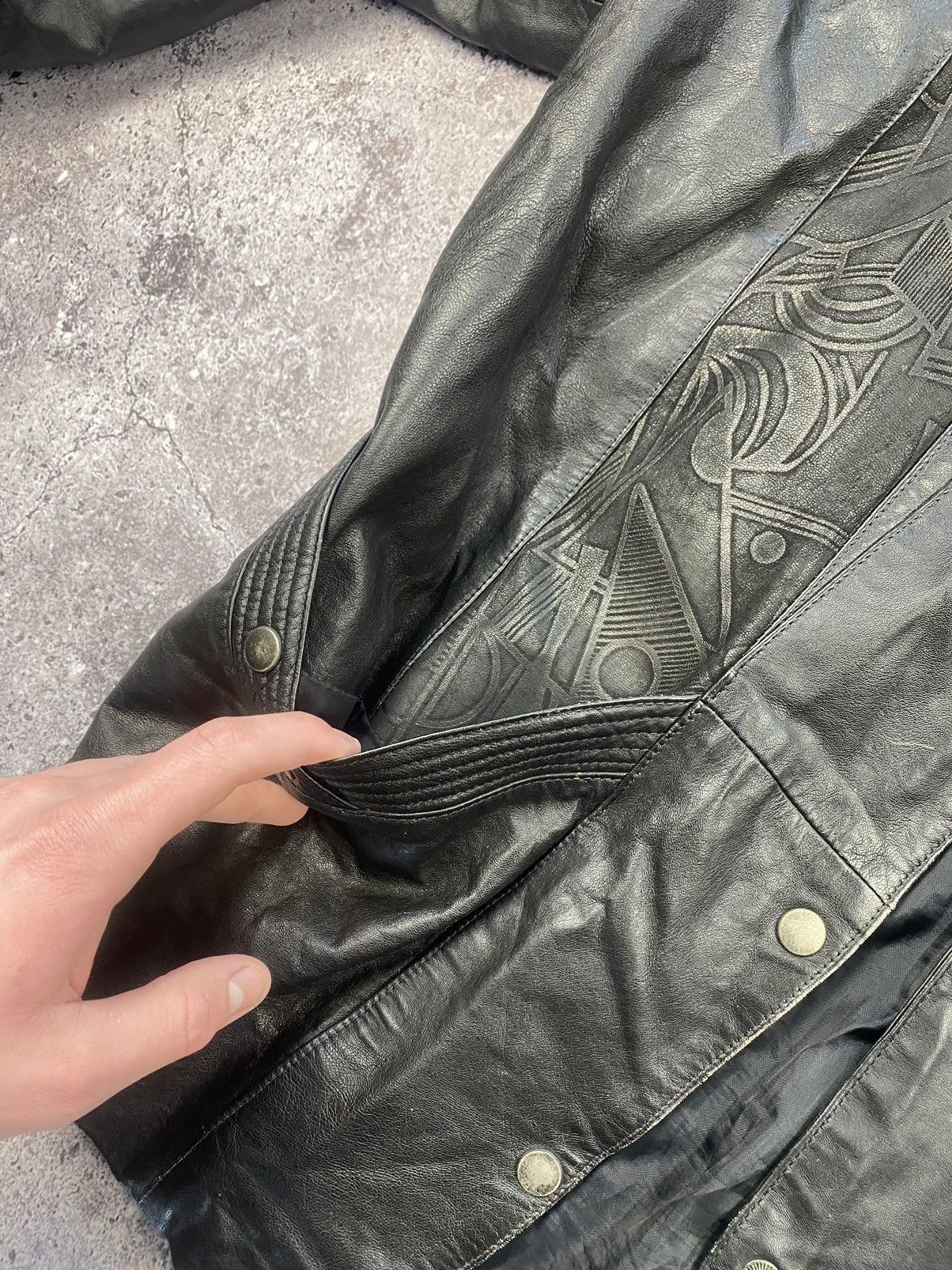 Genuine Leather × Vintage Vintage Bomber Leather Brown Jacket Avirex Schott 70-80s Size US L / EU 52-54 / 3 - 6 Thumbnail