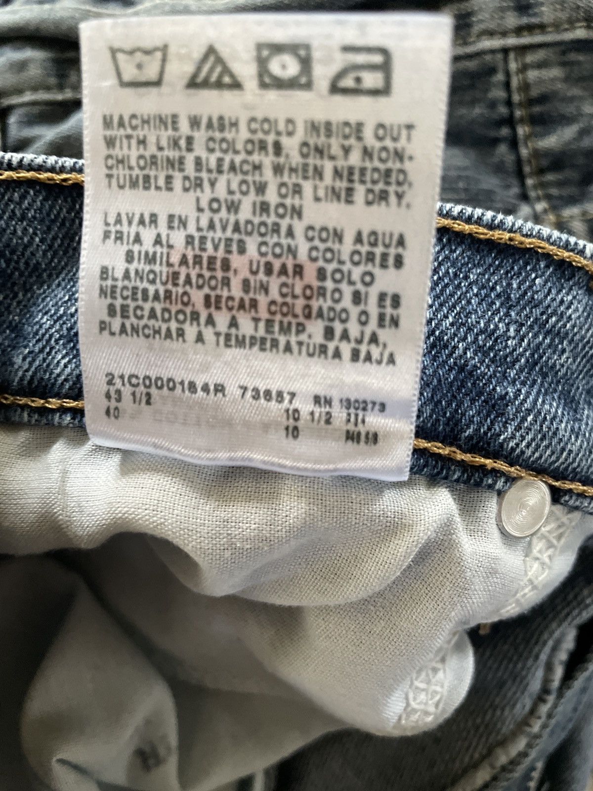 Designer × Vintage × Wrangler Wrangler Denim Blue Jean Shorts Jorts Waist 38 Relaxed Fit Size US 38 / EU 54 - 8 Thumbnail