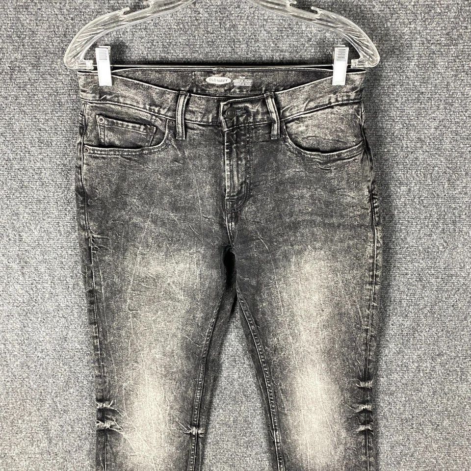 Old Navy Old Navy Jeans Men's 29x30 Slim Fit Flex Charcoal Wash Size US 29 - 2 Thumbnail