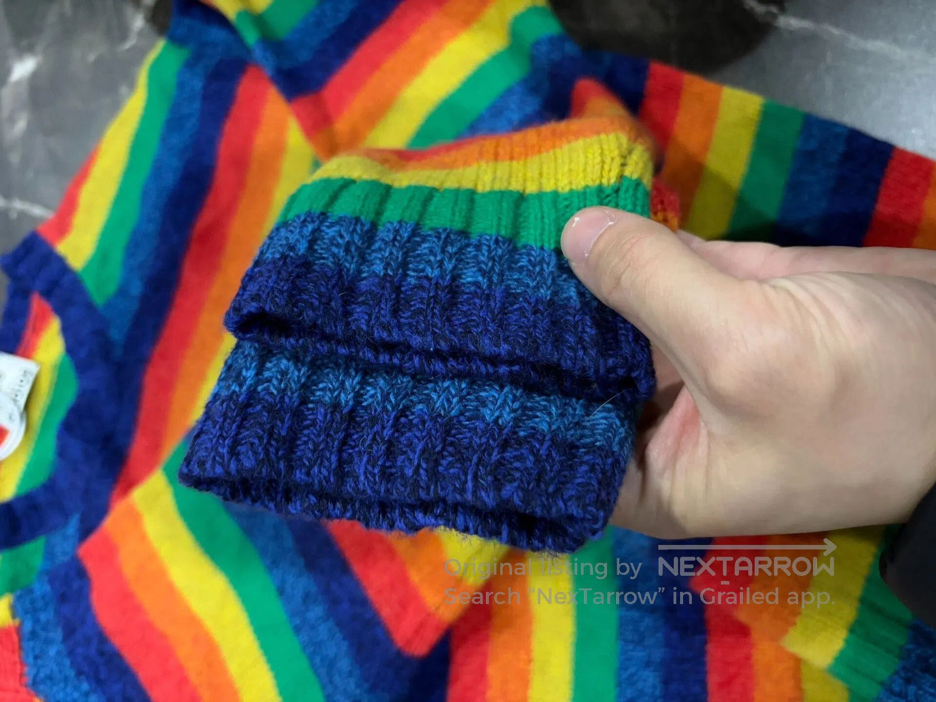 Acne Studios Acne Studios Rainbow Striped Wool Sweater. Size S / US 4 / IT 40 - 3 Thumbnail