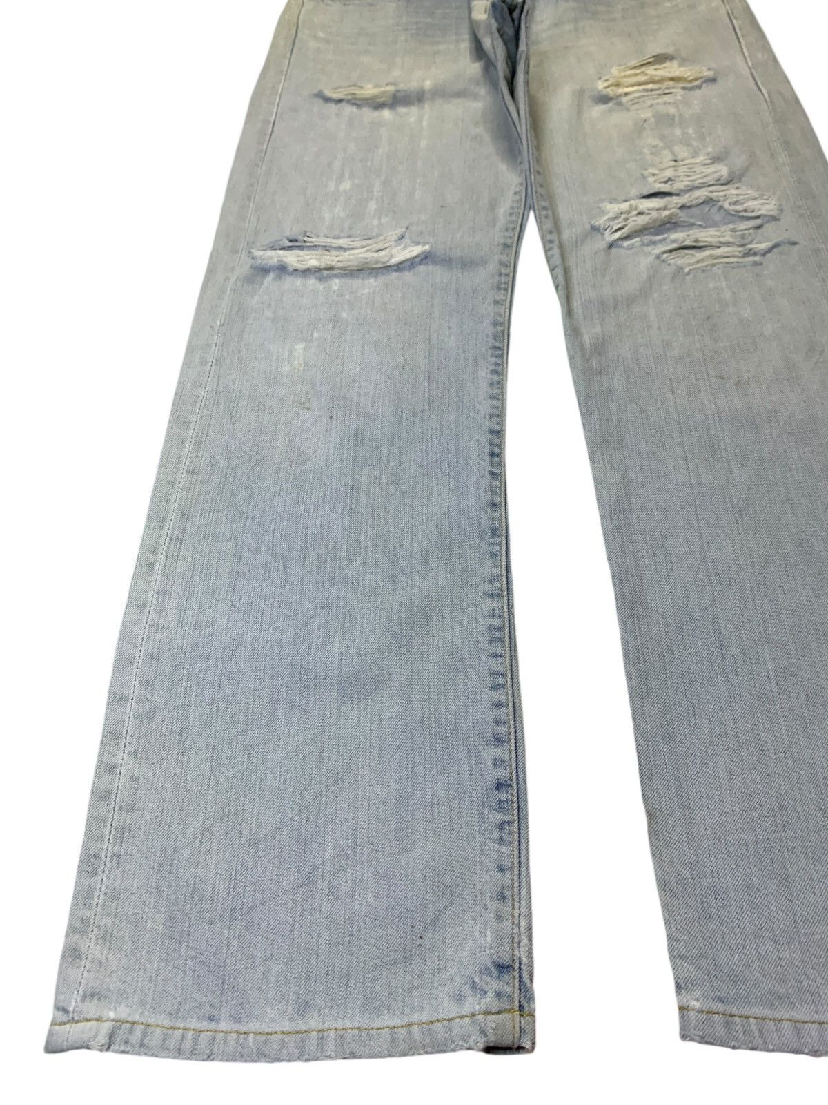 Levi's SALES🔥Vintage 90s Levis 501 Faded Wash Ripped Loose Jeans Size US 32 / EU 48 - 6 Thumbnail